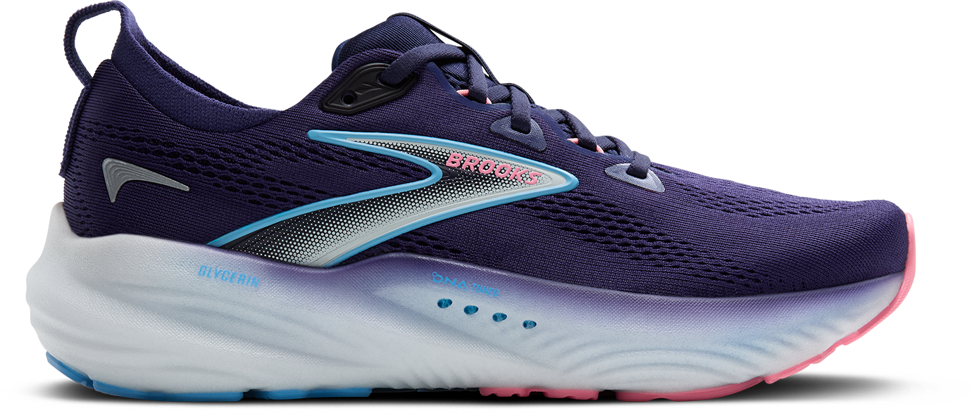 BROOKS Women's Glycerin 22 (429 - Blue Ribbon/Peacoat/Dianthus)
