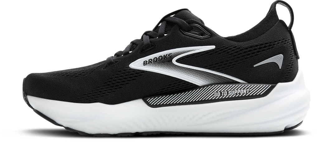 BROOKS Women's Glycerin GTS 22 WIDE (090 - Black/Grey/White)