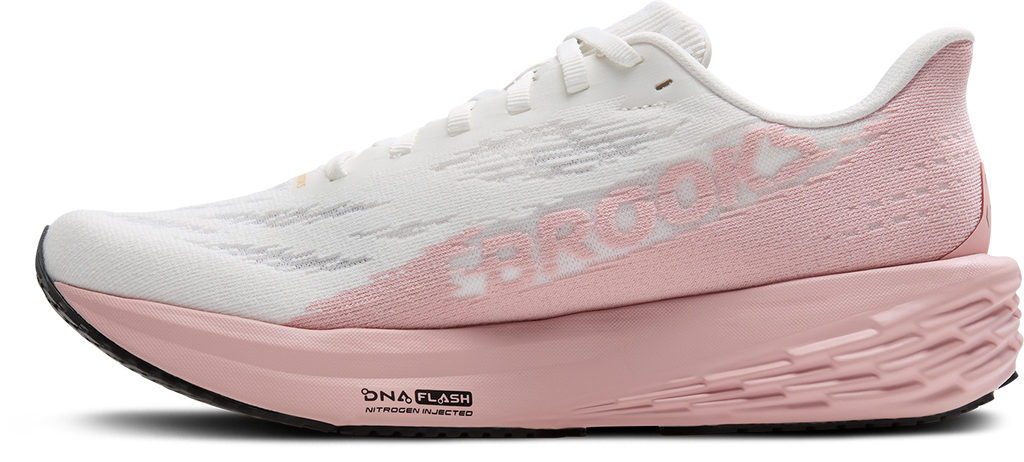 BROOKS Women's Launch 11 (164 - White/Gold/Pink)