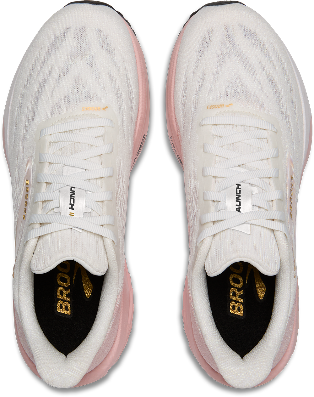 BROOKS Women's Launch 11 (164 - White/Gold/Pink)