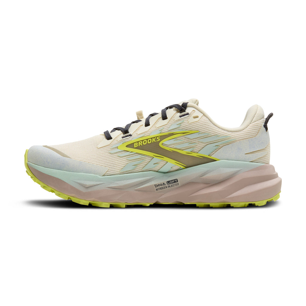 BROOKS Women's Cascadia 19 (117 - Coconut/Misty Blue/Ebony)