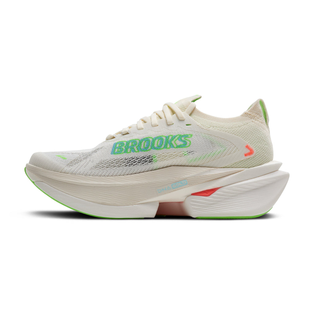 BROOKS Women's Hyperion Max 3 (182 - Coconut/Green Gecko/Pink Clay)