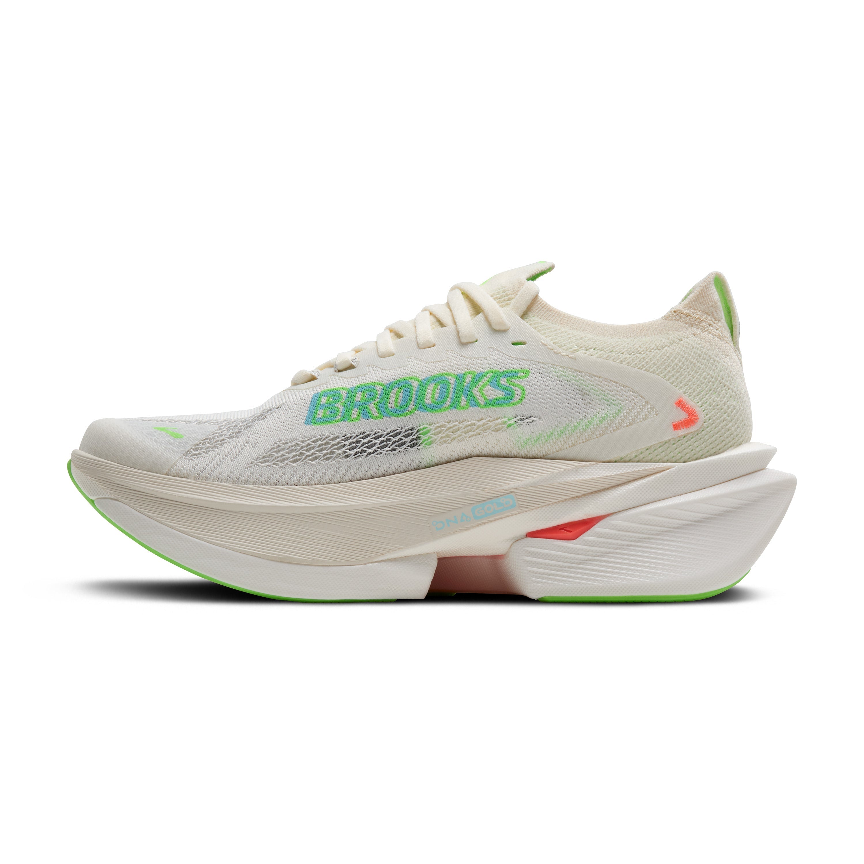 BROOKS Women's Hyperion Max 3 (182 - Coconut/Green Gecko/Pink Clay)