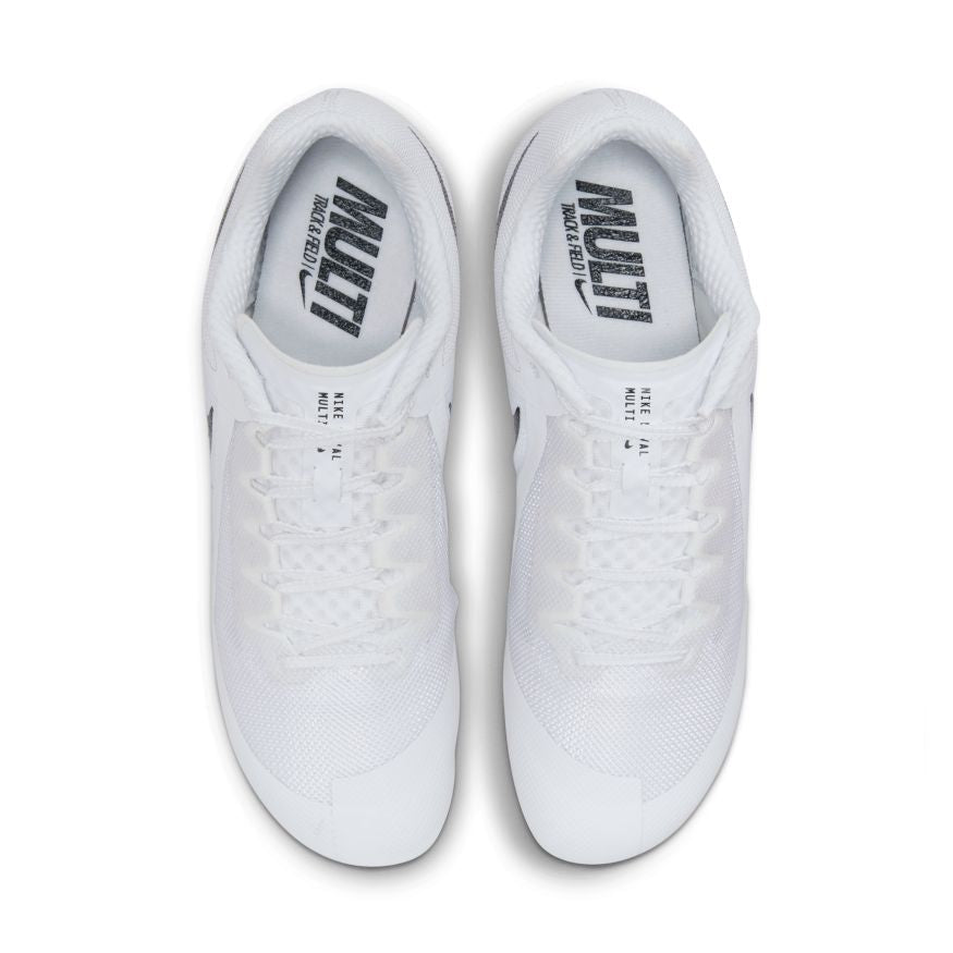 Nike Unisex Zoom Rival Multi (100 - White/Black/Metallic Silver)