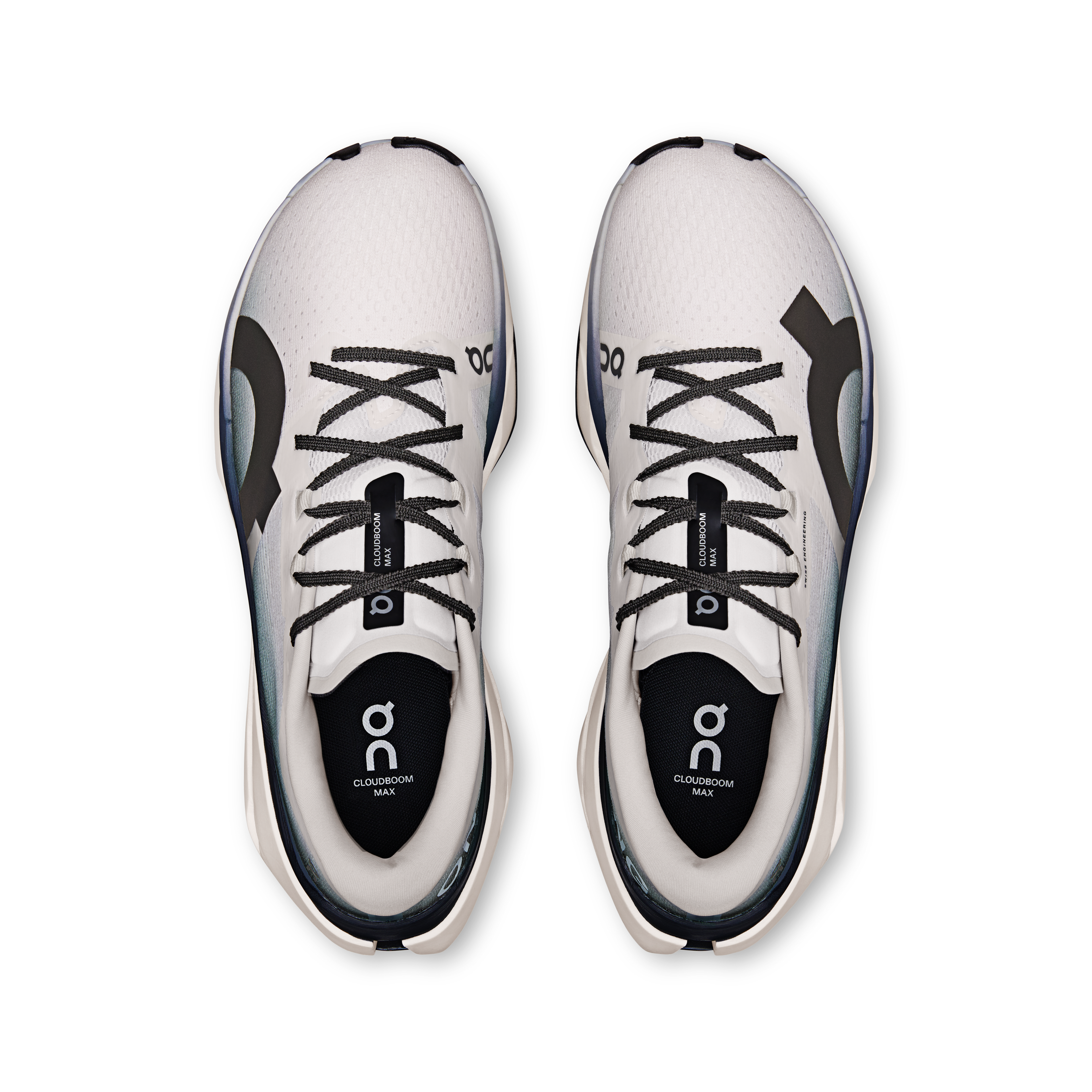 On Men's Cloudboom Max (White/Black)