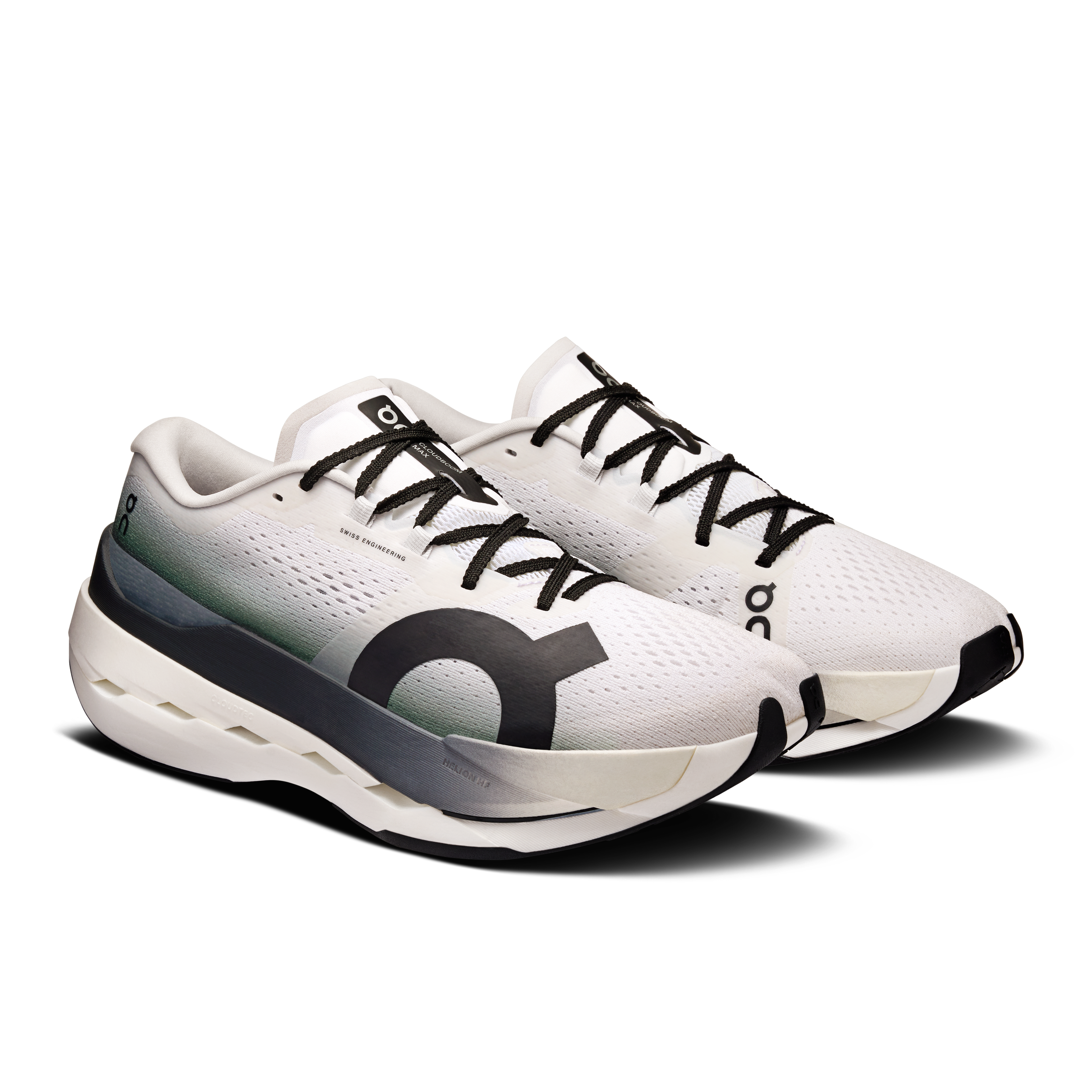 On Men's Cloudboom Max (White/Black)