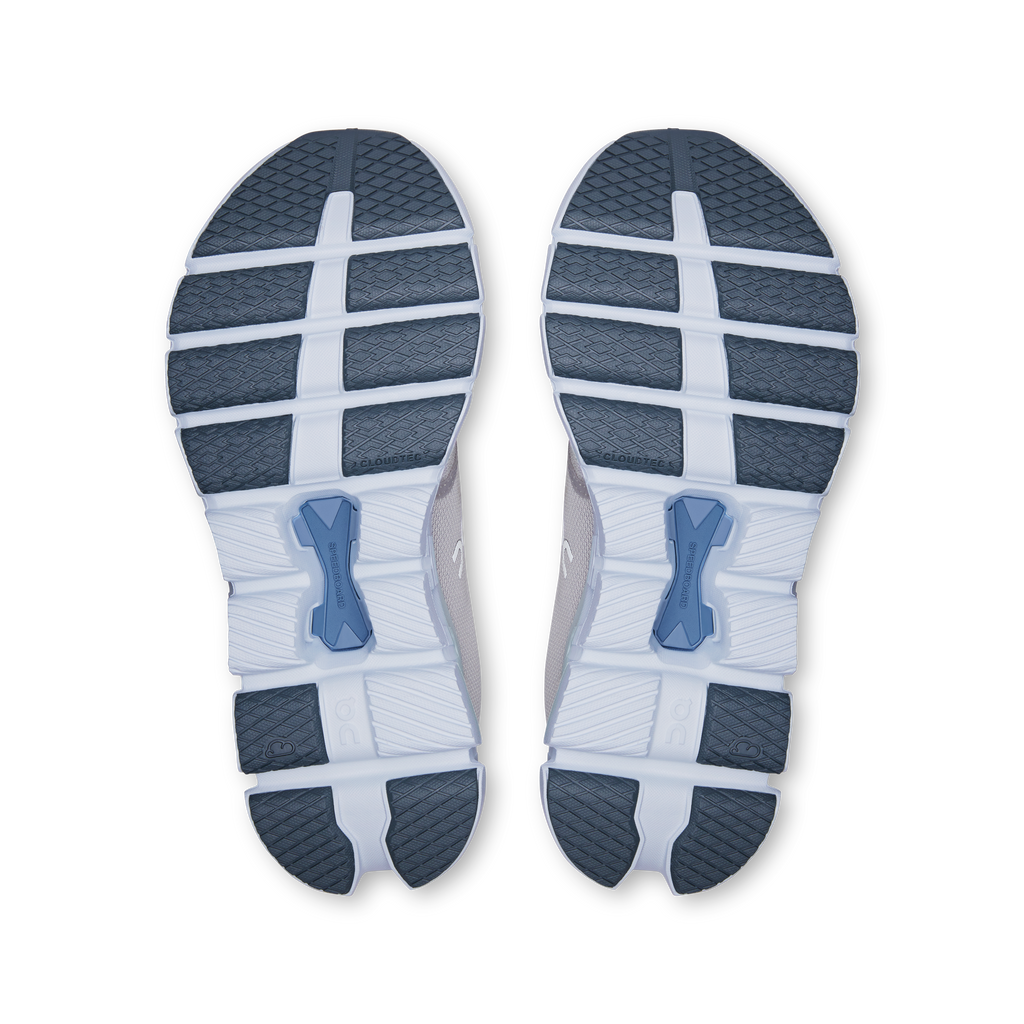 On Women's Cloud X 4 (Silver/Chambray)