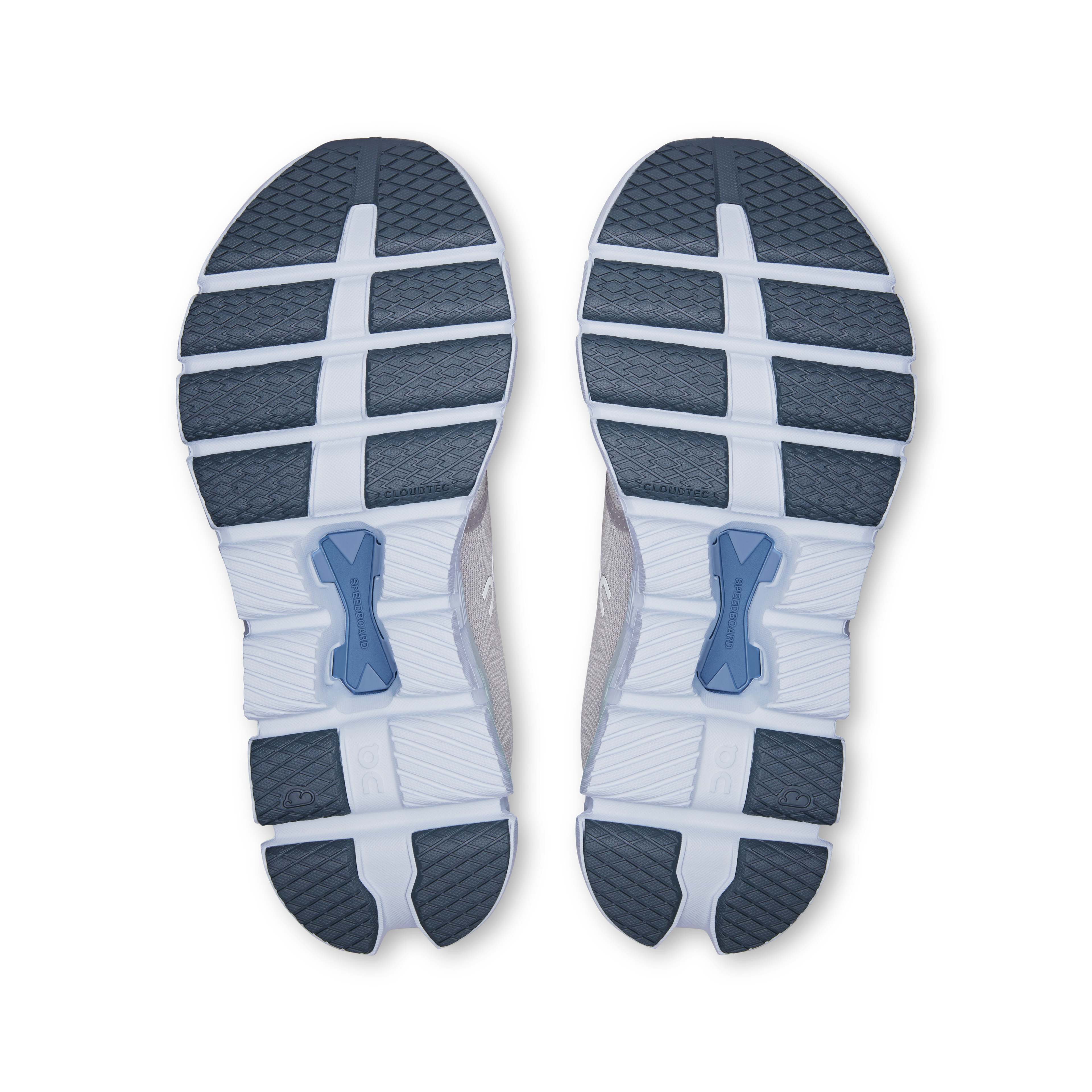 On Women's Cloud X 4 (Silver/Chambray)