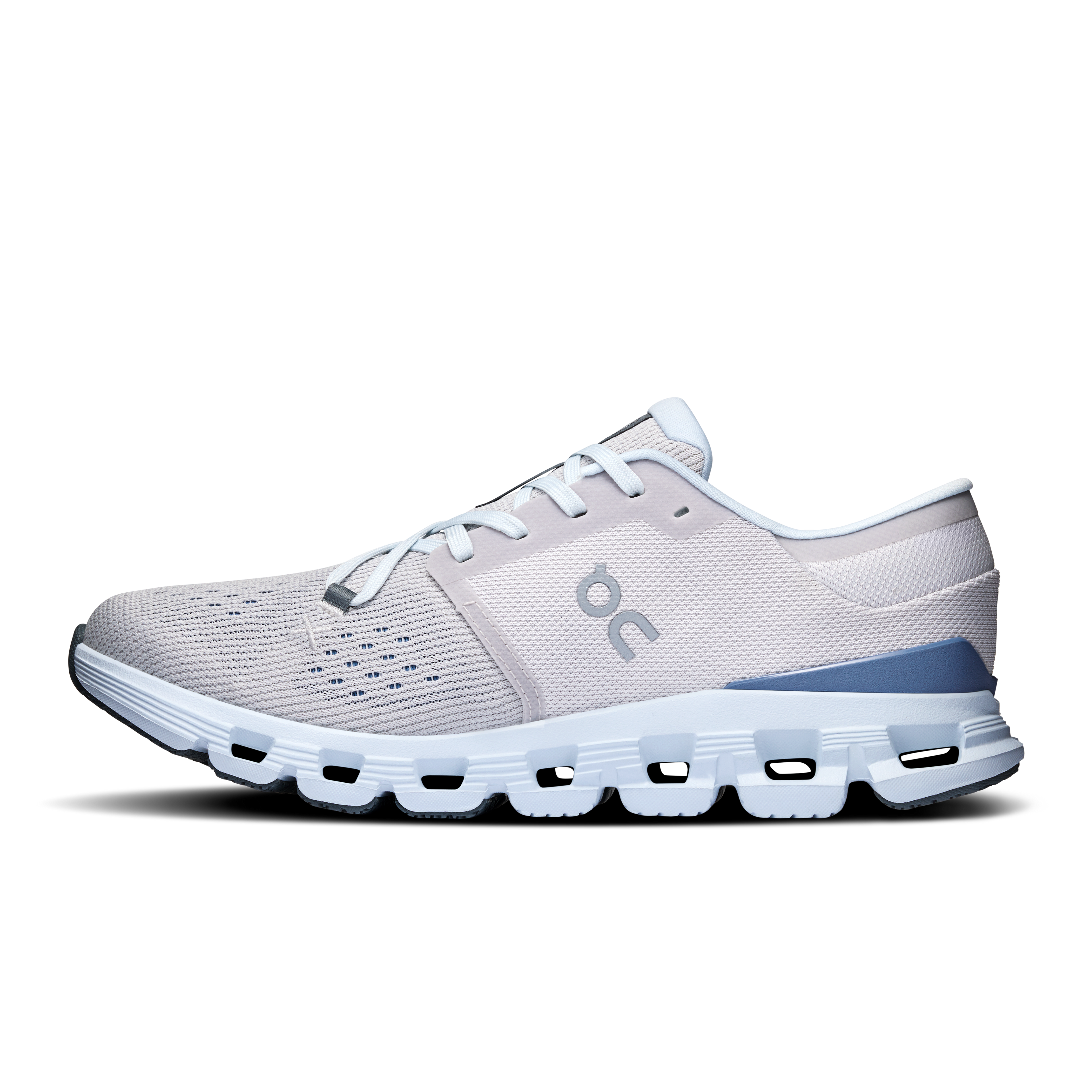 On Women's Cloud X 4 (Silver/Chambray)