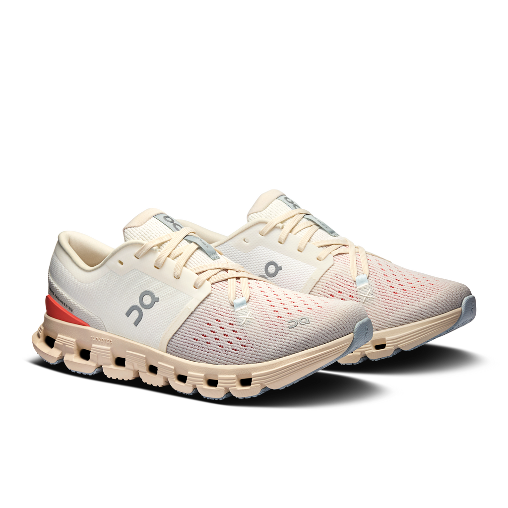  Women's Cloud X 4 (Ivory/Salmon)