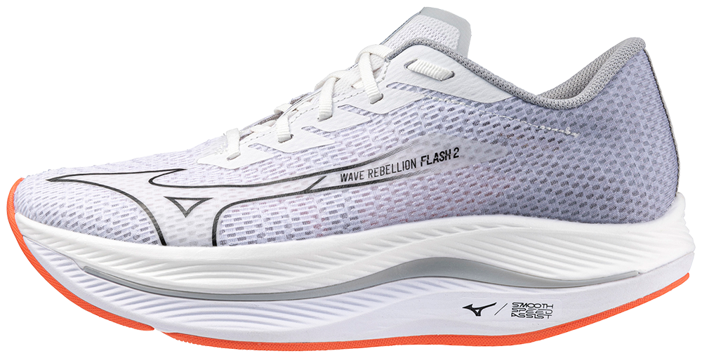Mizuno Men's Wave Rebellion Flash 2 (0090 - White/Black)