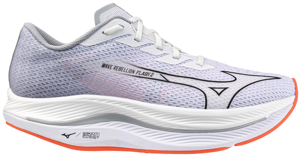 Mizuno Men's Wave Rebellion Flash 2 (0090 - White/Black)