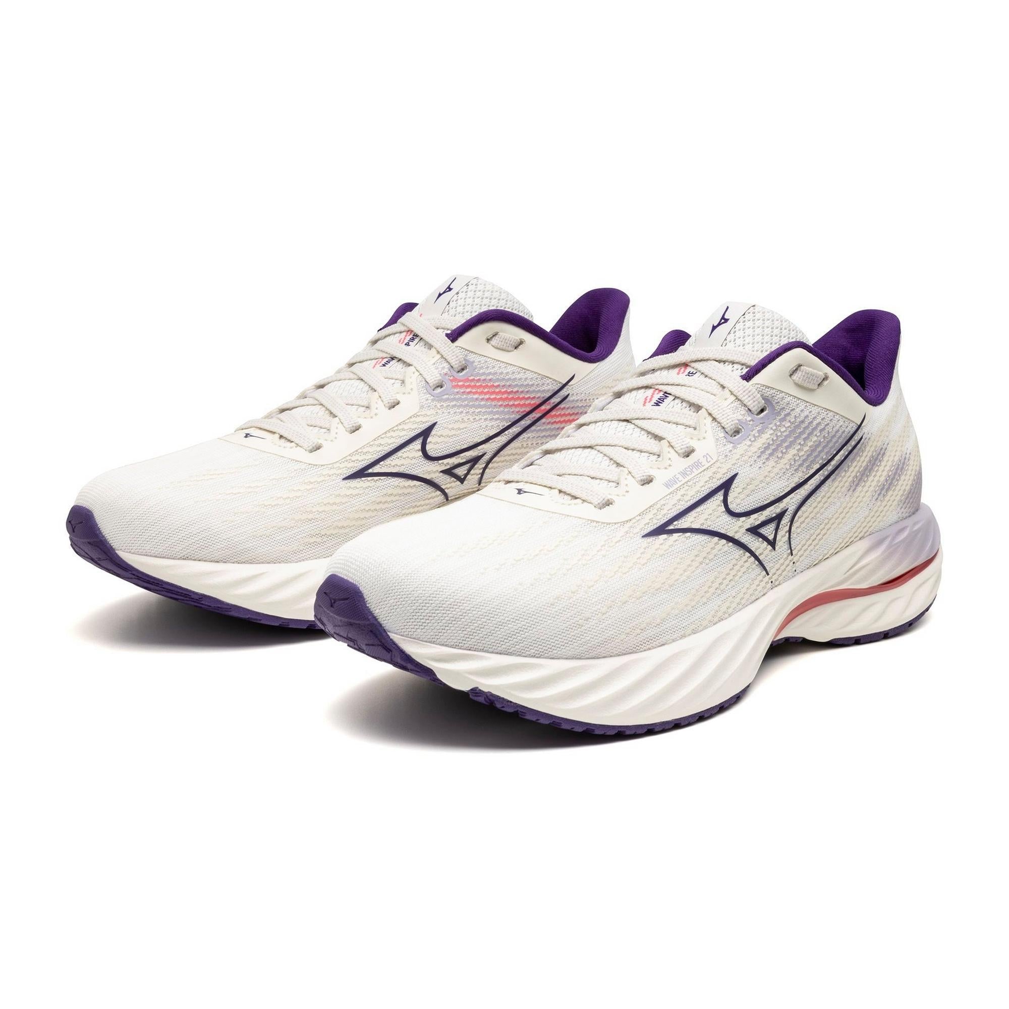 Mizuno Women's Wave Inspire 21 (008Z - White/Vintage Indigo)