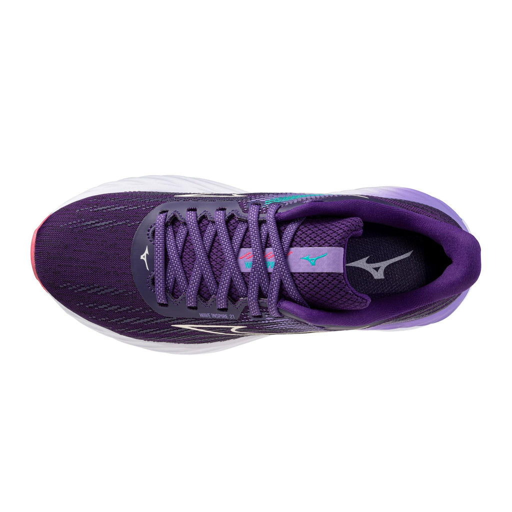 Mizuno Women's Wave Inspire 21 (8Z00 - Vintage Indigo/White)