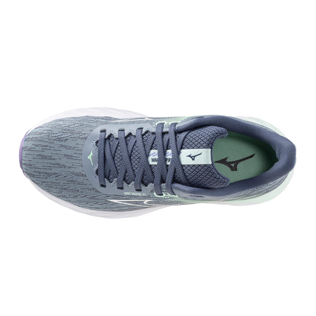 Mizuno Women's Wave Inspire 21 (9T00 - Tradewinds/White)