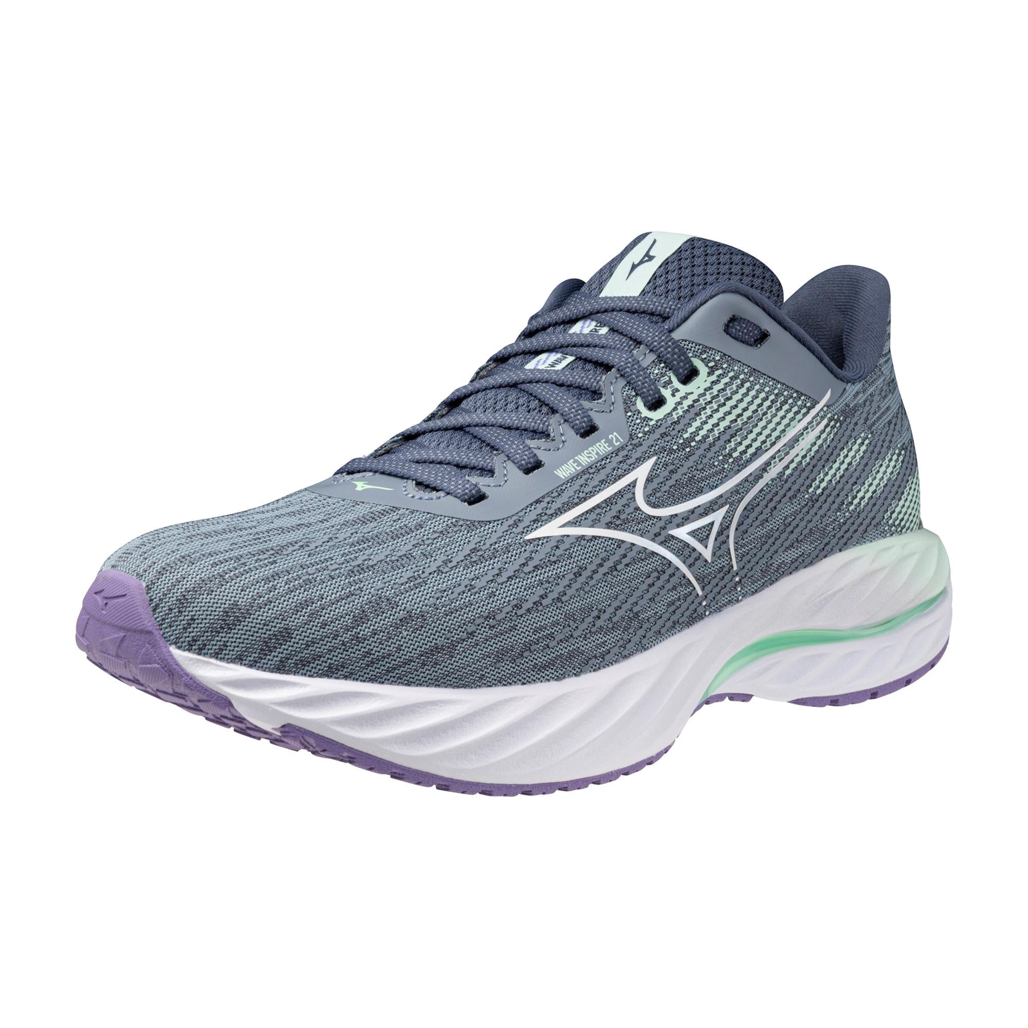 Mizuno Women's Wave Inspire 21 (9T00 - Tradewinds/White)