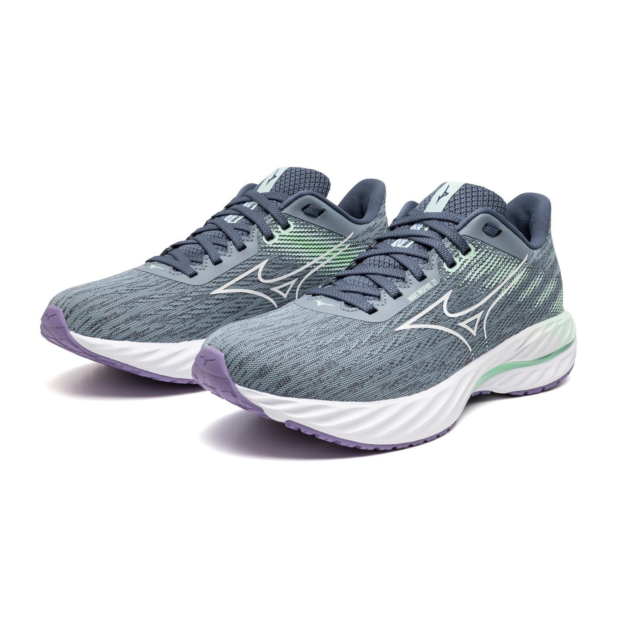 Mizuno Women's Wave Inspire 21 (9T00 - Tradewinds/White)