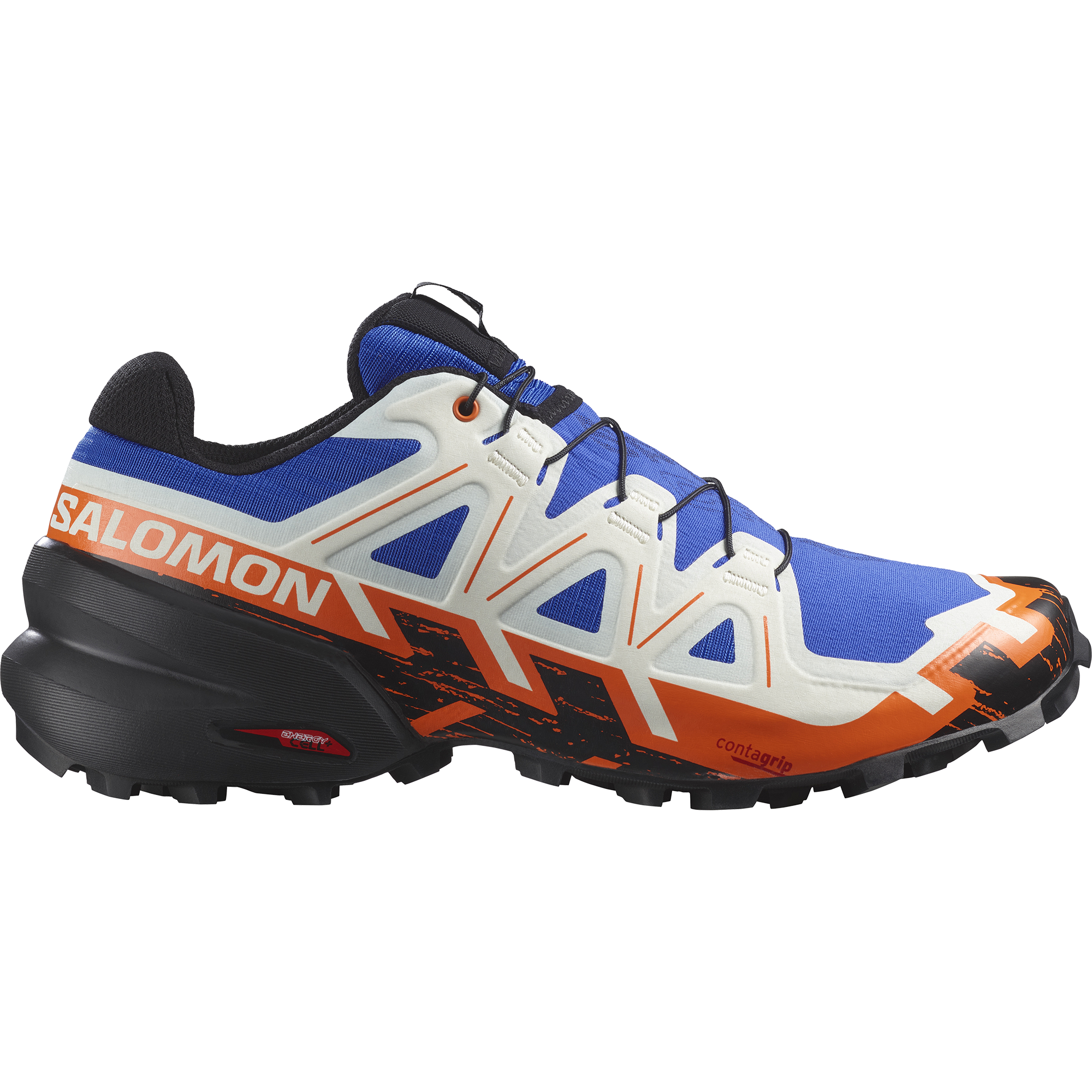 Salomon Men's Speedcross 6 (Lapis Blue/Black/Scarlet Ibis)