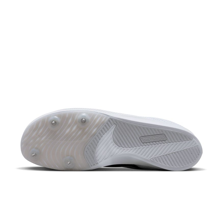 Nike Unisex Zoom Rival Distance (100 - White/Black/Metallic Silver)