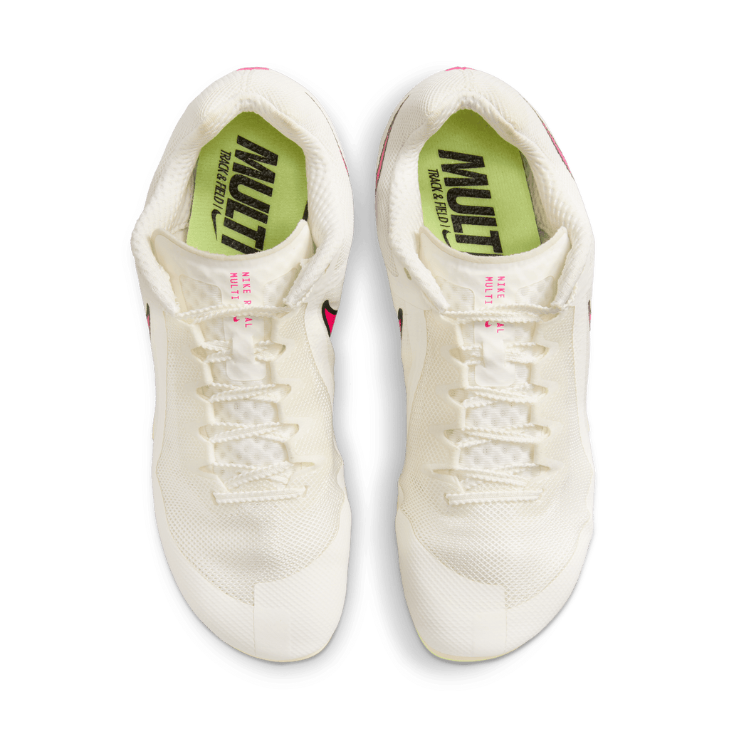 Nike Unisex Zoom Rival Multi (101 - Sail/Fierce Pink-LT Lemon Twist)