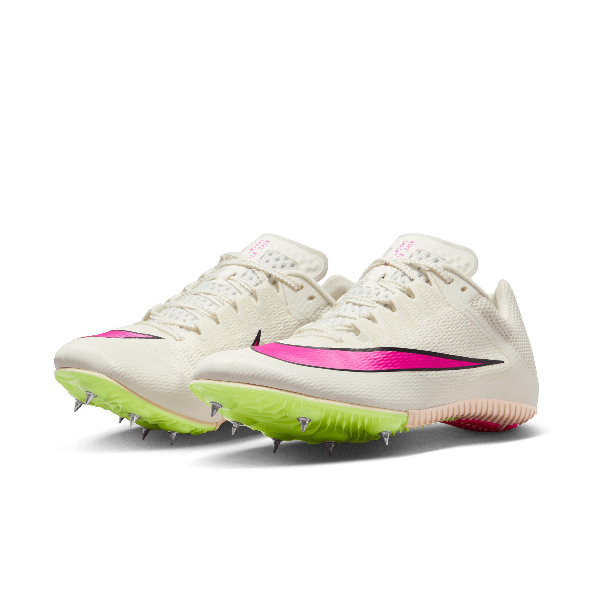 Nike Unisex Zoom Rival Sprint (101 - Sail/Fierce Pink-LT Lemon Twist)