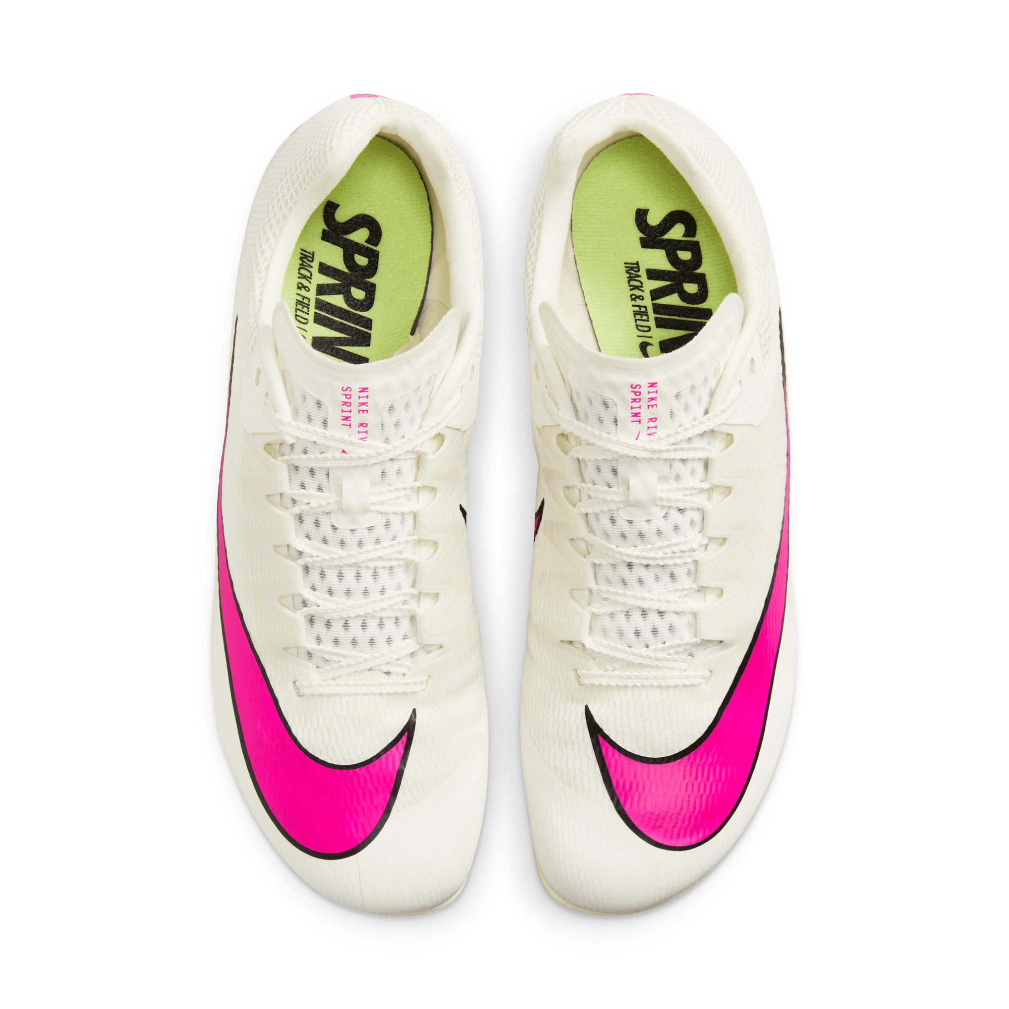 Nike Unisex Zoom Rival Sprint (101 - Sail/Fierce Pink-LT Lemon Twist)