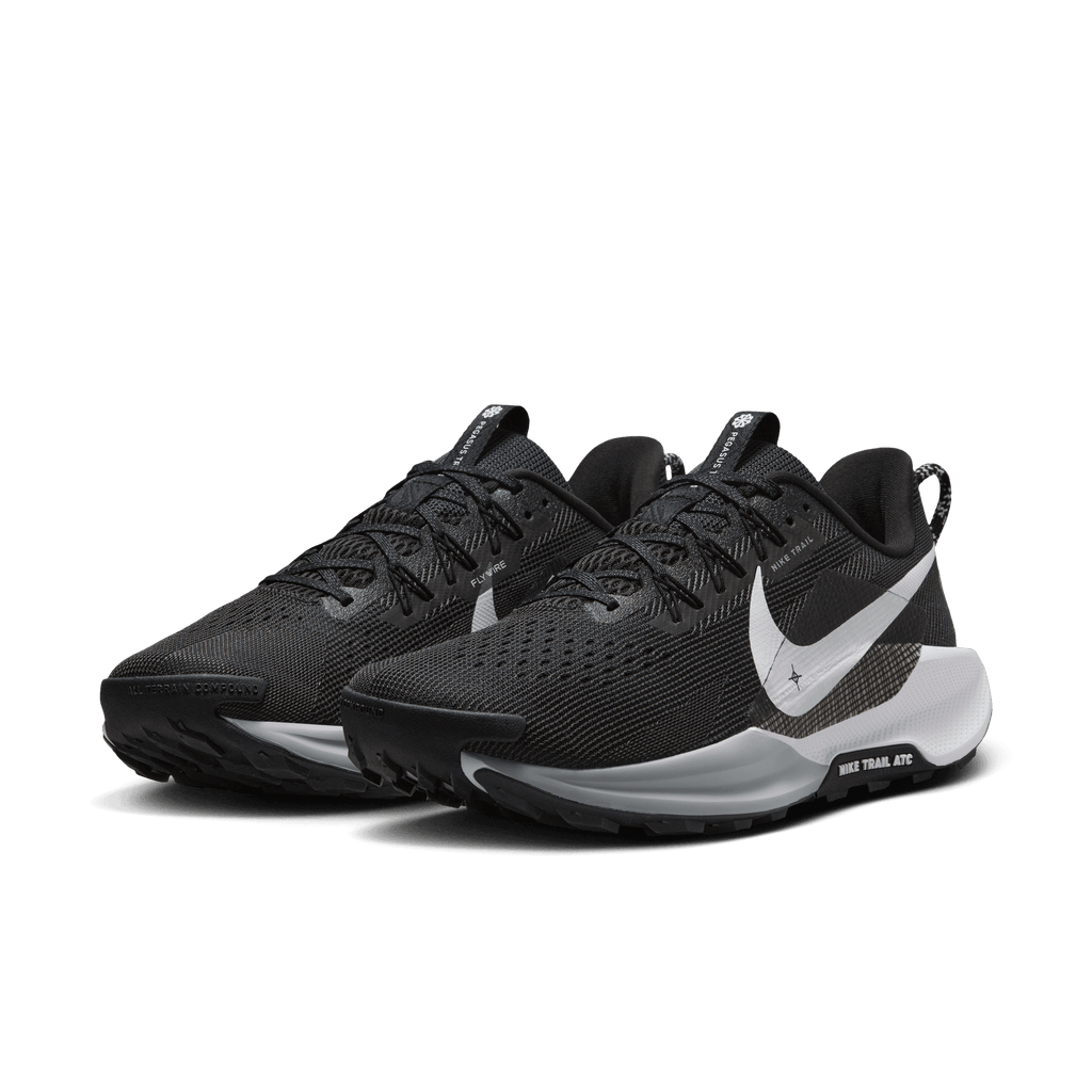 Nike Men’s React Pegasus Trail 5 (001 - Black/White-Anthracite-Wolf Grey)