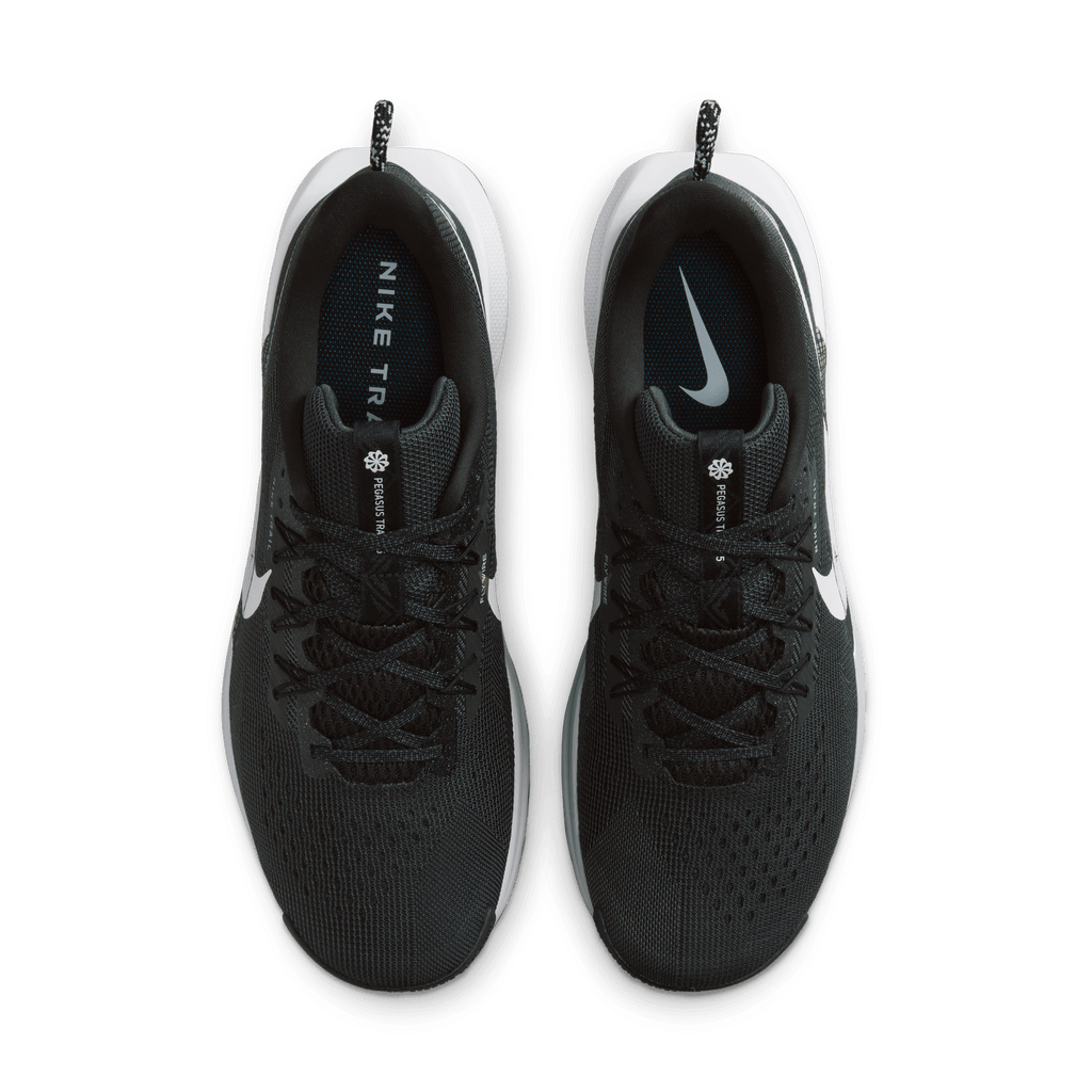 Nike Men’s React Pegasus Trail 5 (001 - Black/White-Anthracite-Wolf Grey)