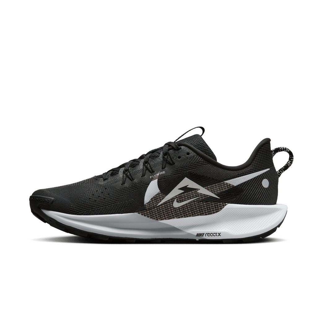 Nike Men’s React Pegasus Trail 5 (001 - Black/White-Anthracite-Wolf Grey)