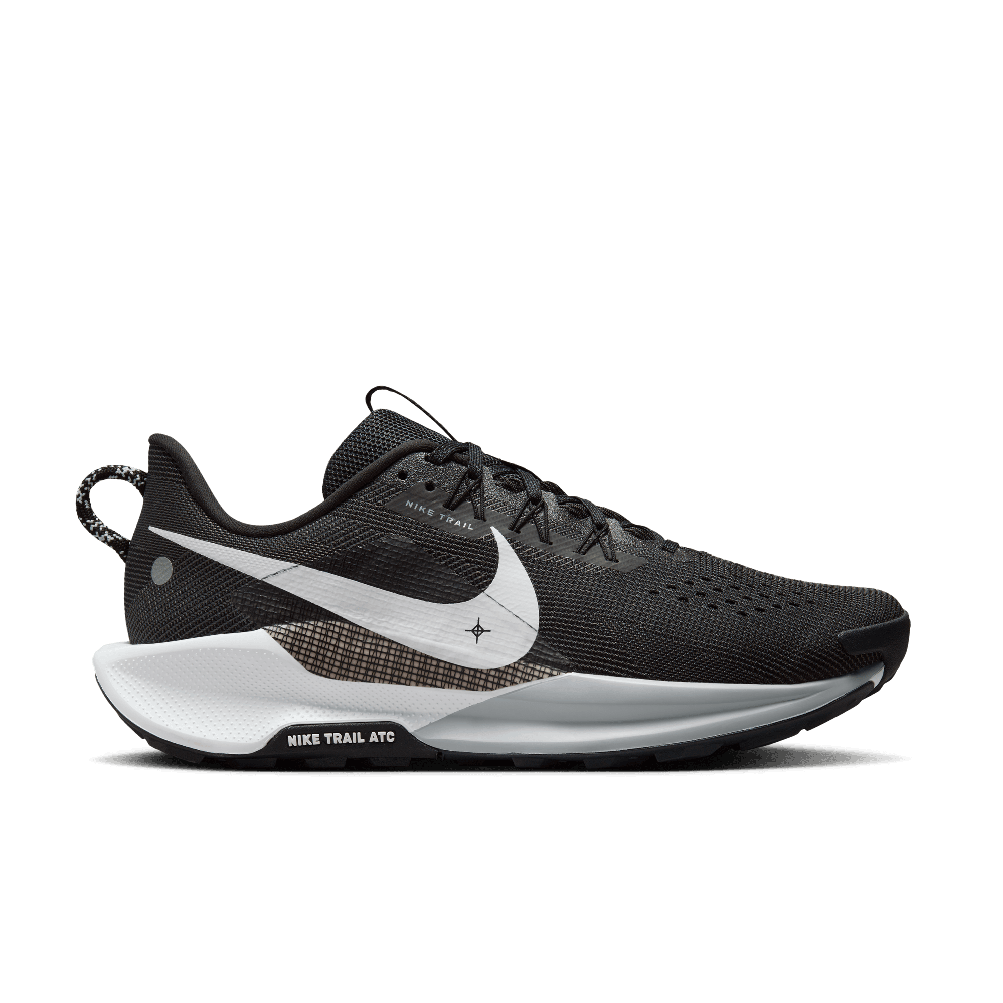 Nike Men’s React Pegasus Trail 5 (001 - Black/White-Anthracite-Wolf Grey)
