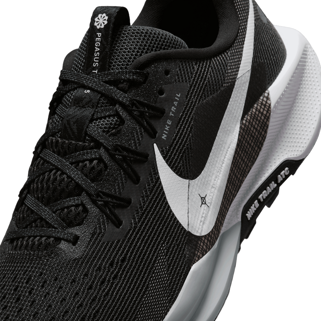 Nike Men’s React Pegasus Trail 5 (001 - Black/White-Anthracite-Wolf Grey)
