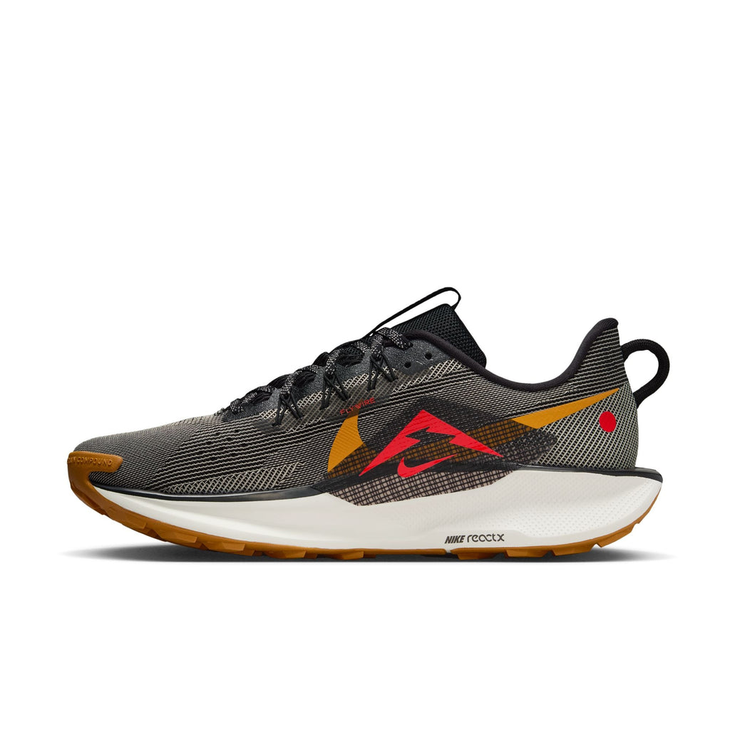 Nike Men’s React Pegasus Trail 5 (009 - Black/Desert Ochre-Fir-College Grey)