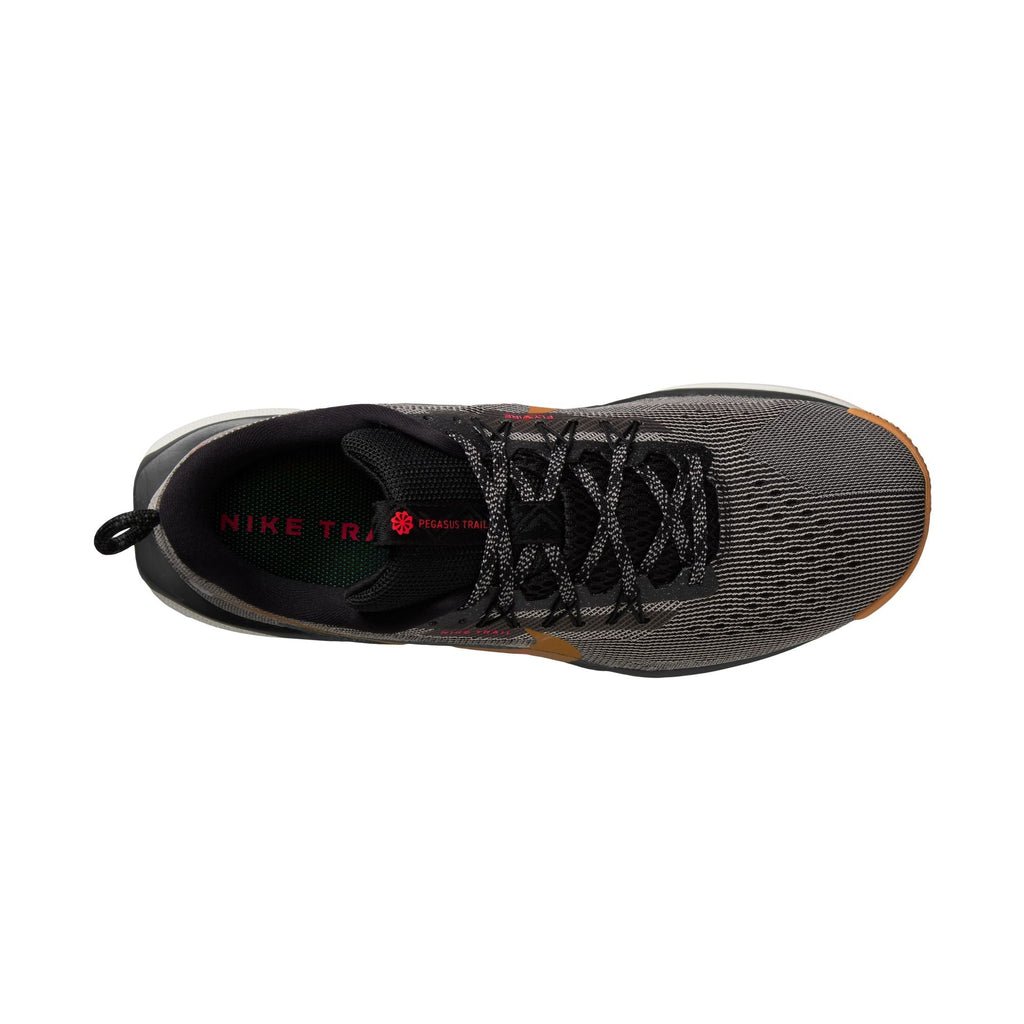 Nike Men’s React Pegasus Trail 5 (009 - Black/Desert Ochre-Fir-College Grey)