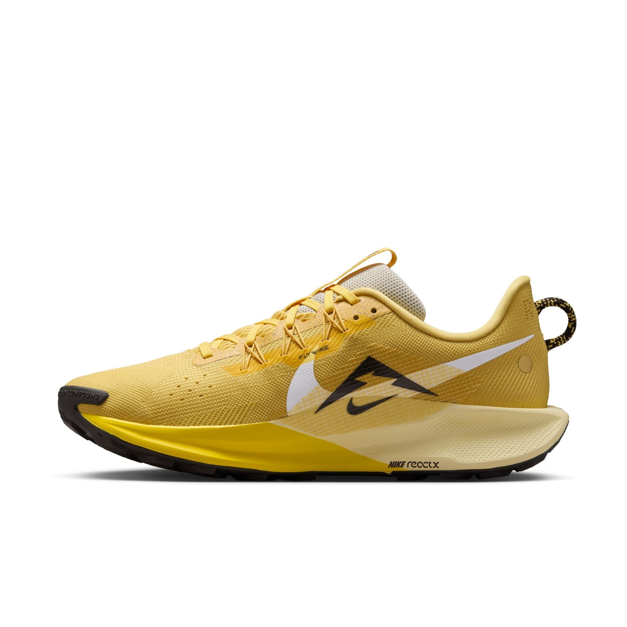 Nike Men’s React Pegasus Trail 5 (700 - Saturn Gold/White-Lightening-Alabaster)