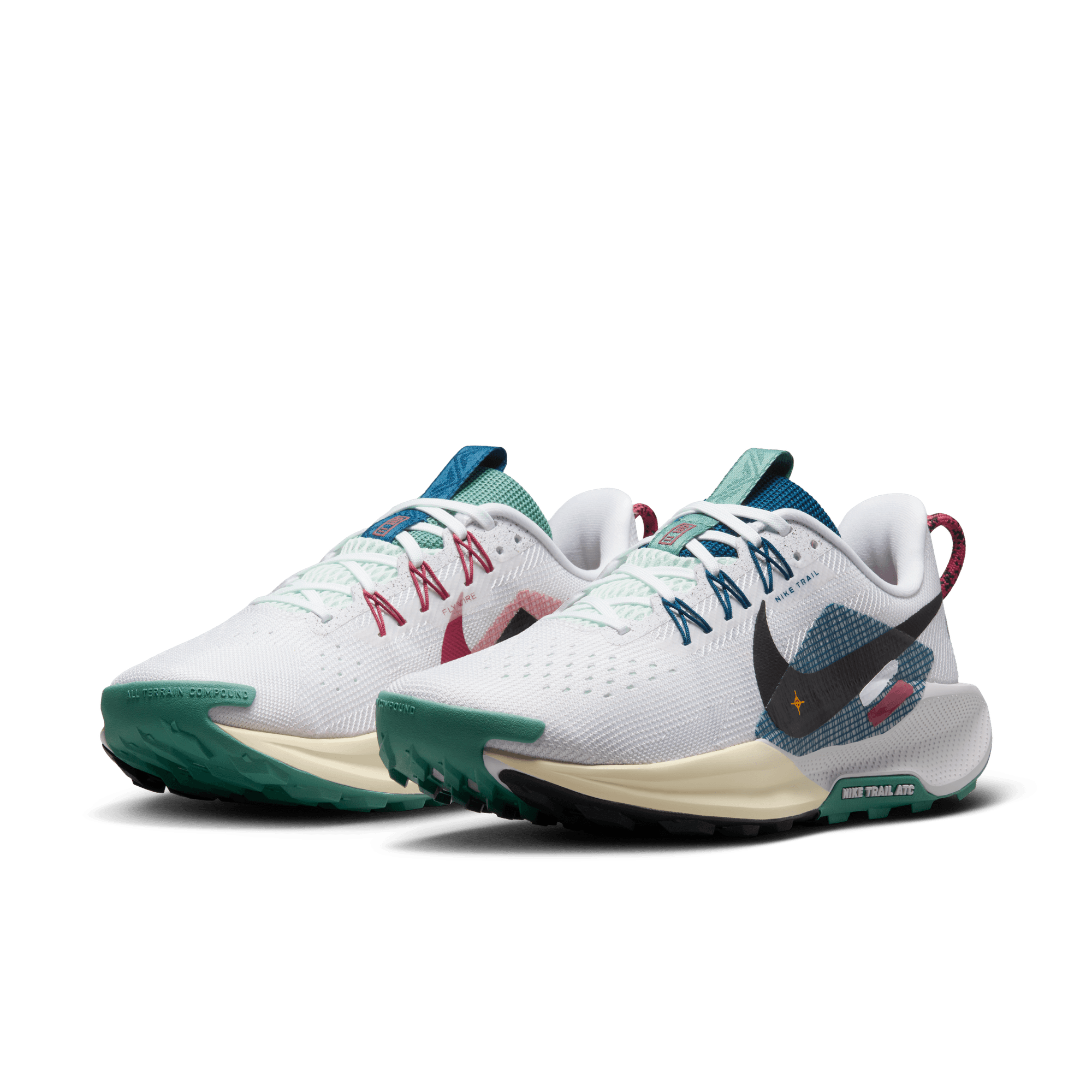 Nike Women’s React Pegasus Trail 5 (100 - White/Black-Court Blue-Cedar)
