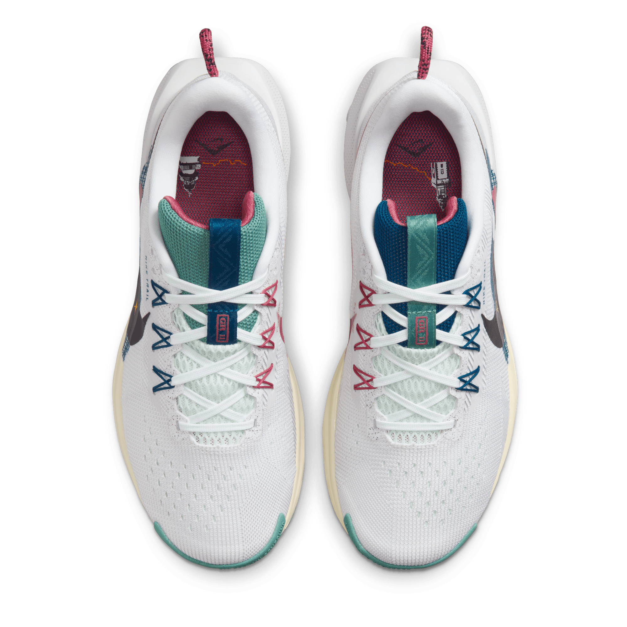Nike Women’s React Pegasus Trail 5 (100 - White/Black-Court Blue-Cedar)