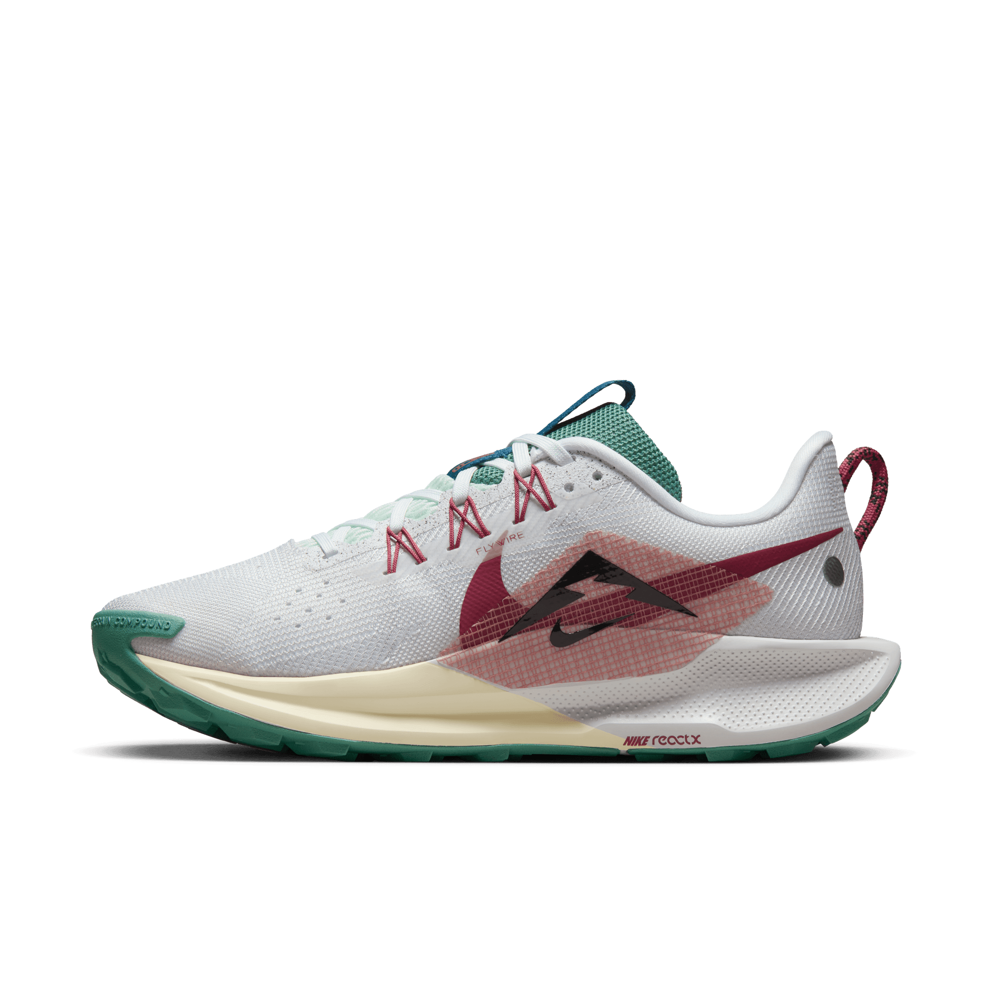 Nike Women’s React Pegasus Trail 5 (100 - White/Black-Court Blue-Cedar)