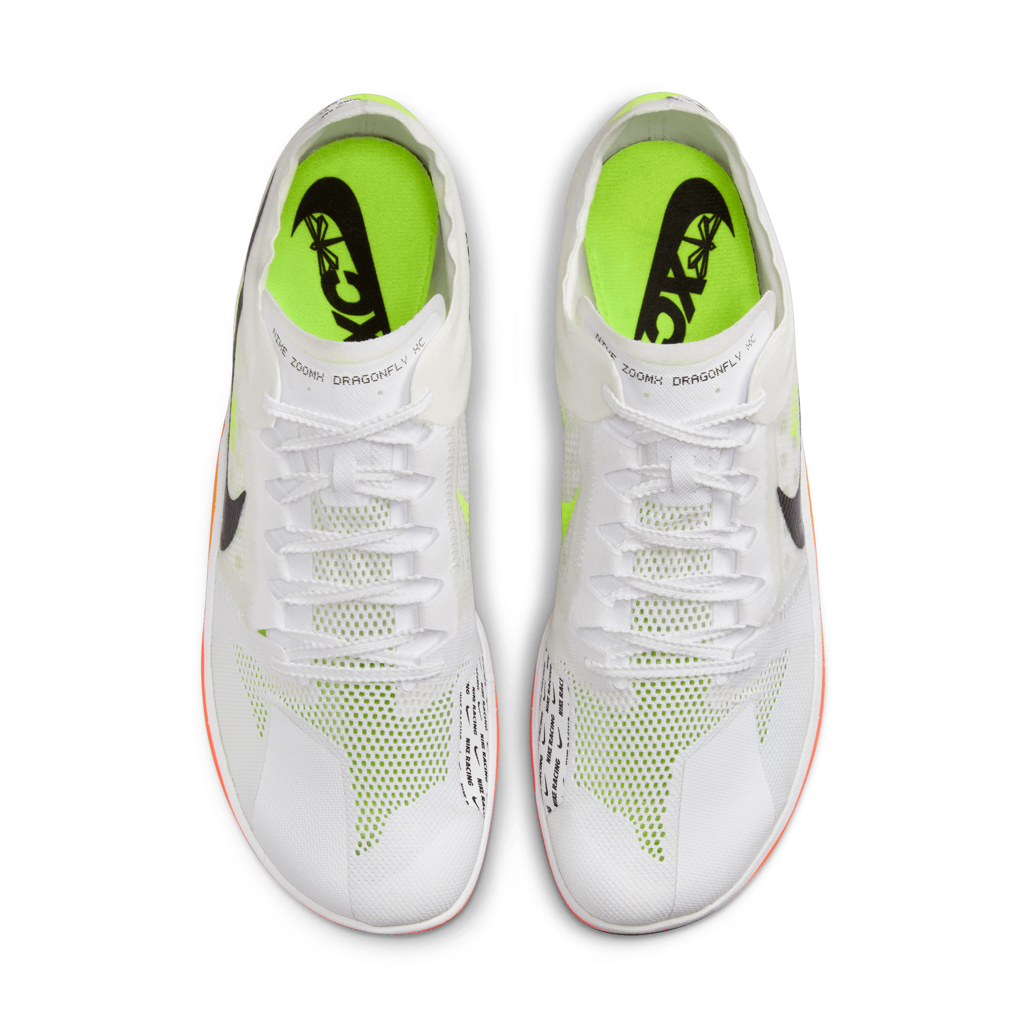 Nike Unisex ZoomX Dragonfly XC (100 - White/Black-Total Orange-Laser Orange)