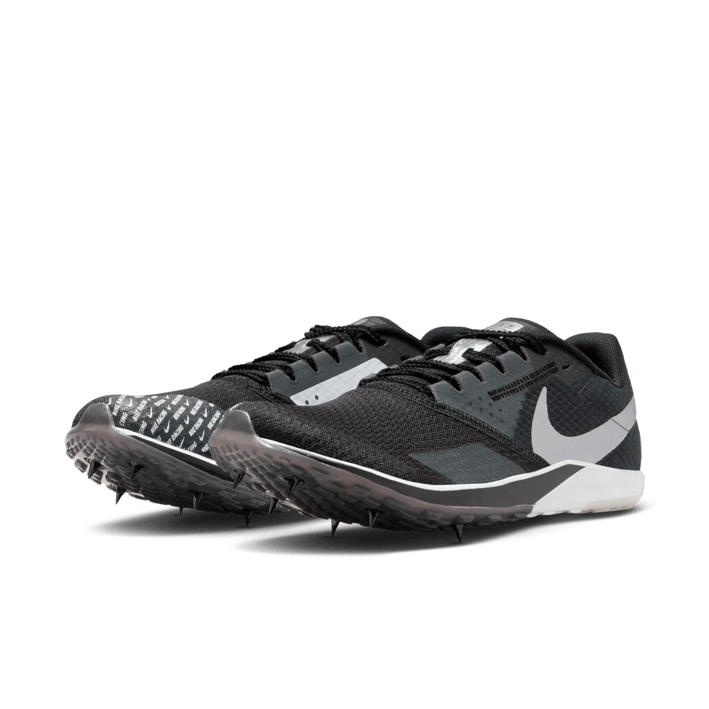 Nike Unisex Zoom Rival XC 6 (001 - Black/Metallic Silver-DK Smoke Grey)