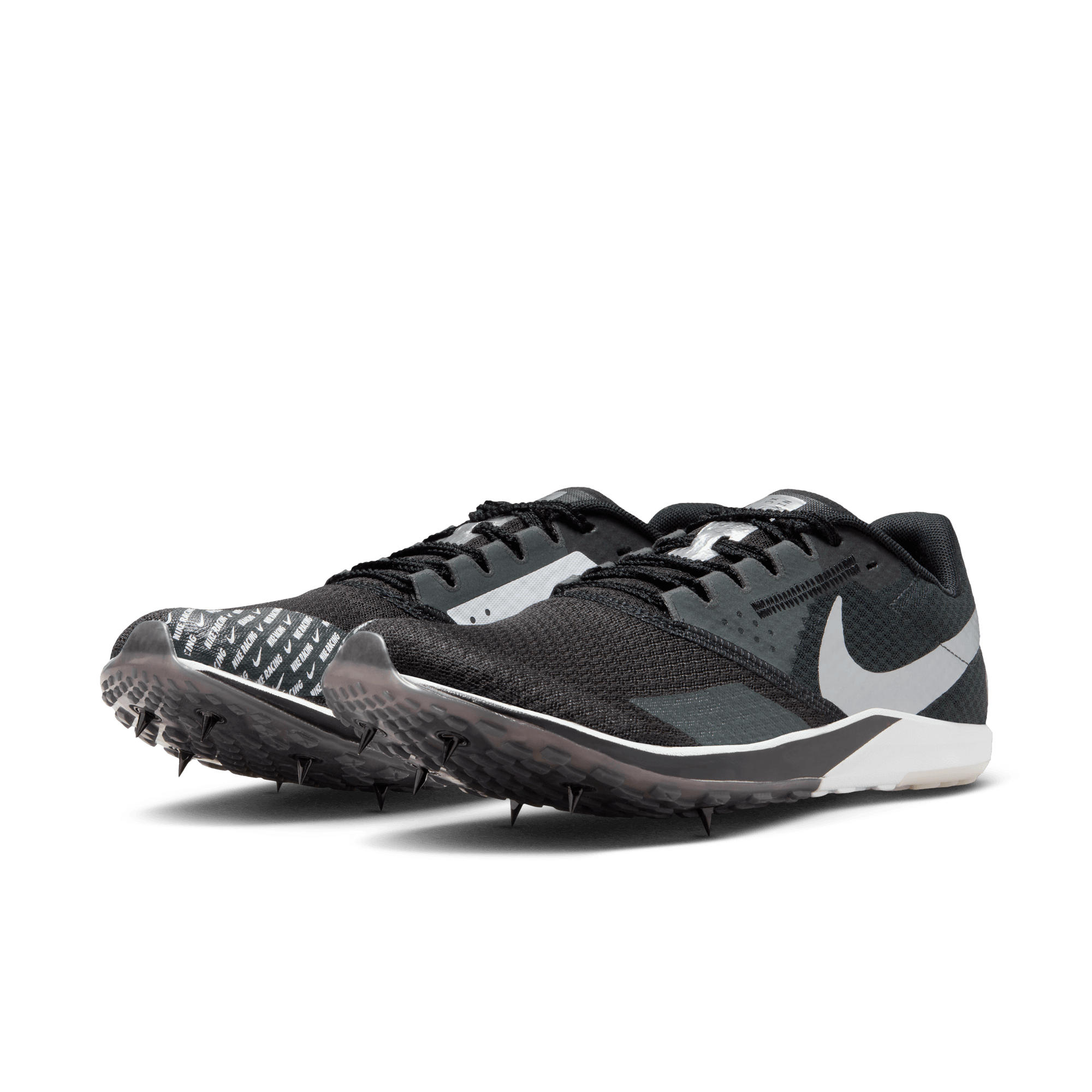 Nike Unisex Zoom Rival XC 6 (001 - Black/Metallic Silver-DK Smoke Grey)