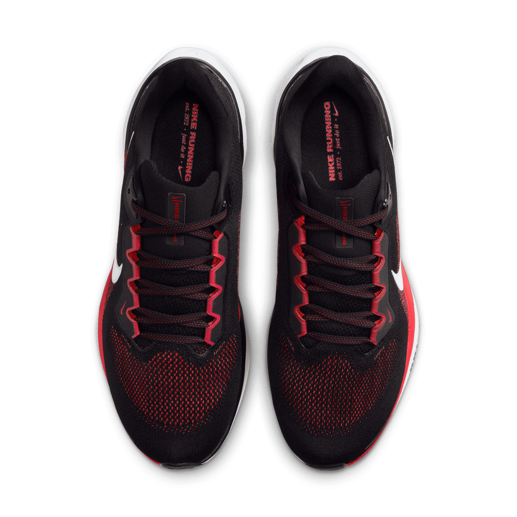 Nike Men's Pegasus 41 (003 - Black/White-Fire Red)