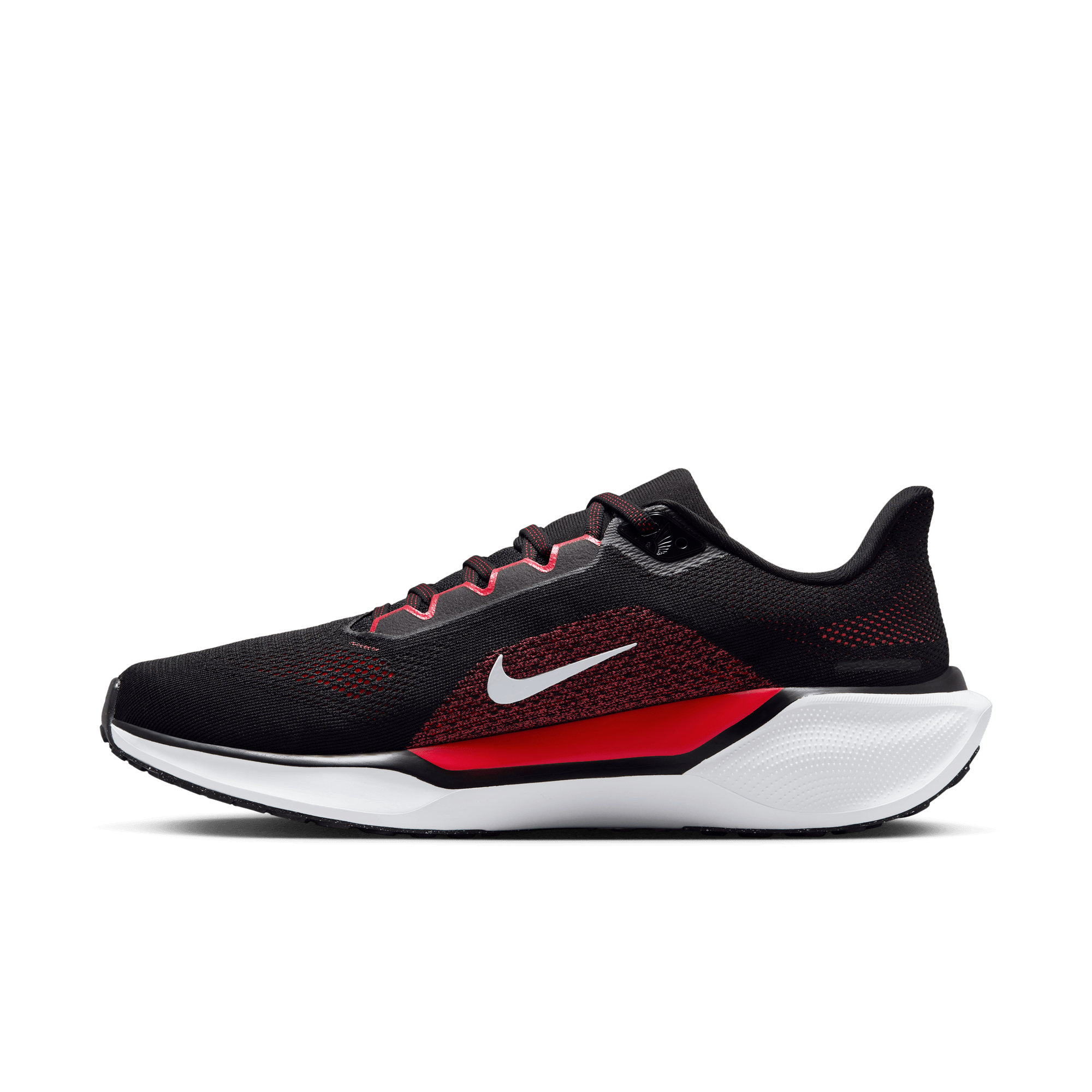Nike Men's Pegasus 41 (003 - Black/White-Fire Red)