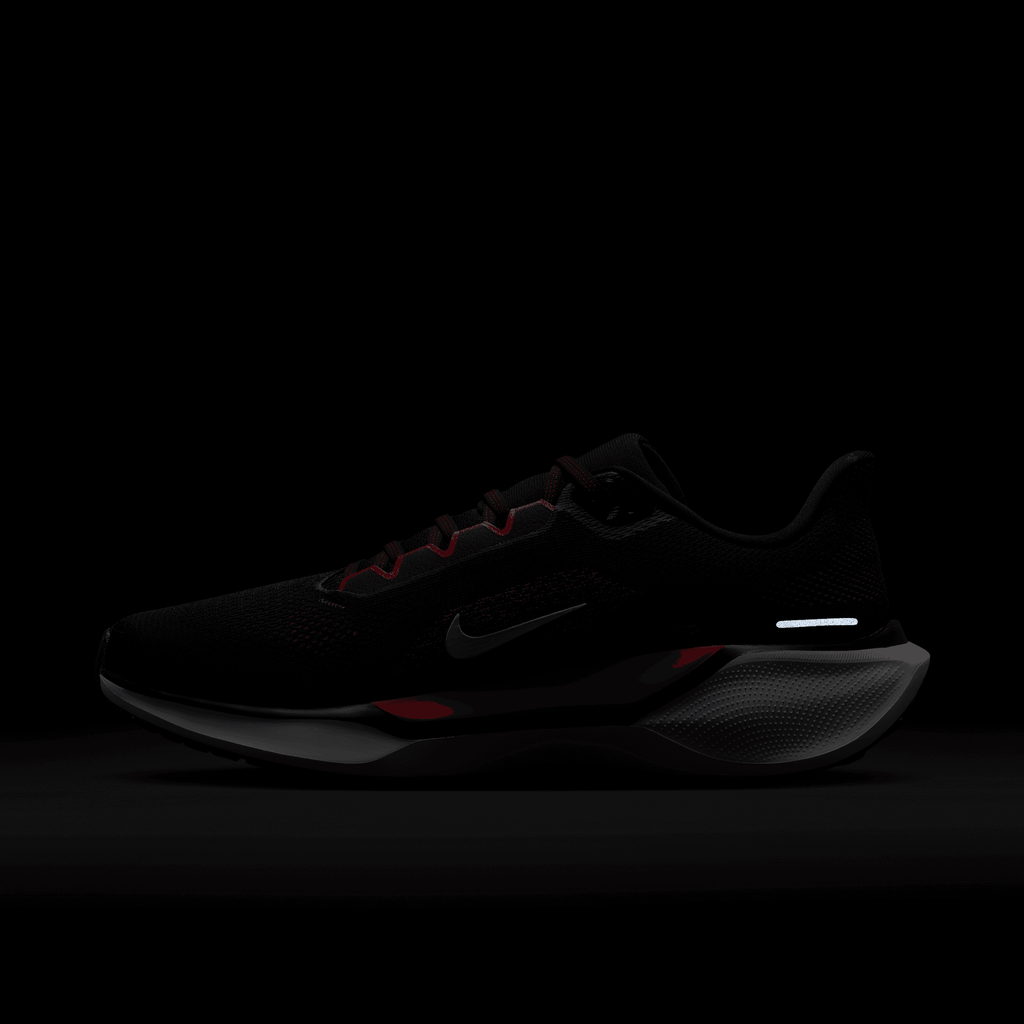 Nike Men's Pegasus 41 (003 - Black/White-Fire Red)