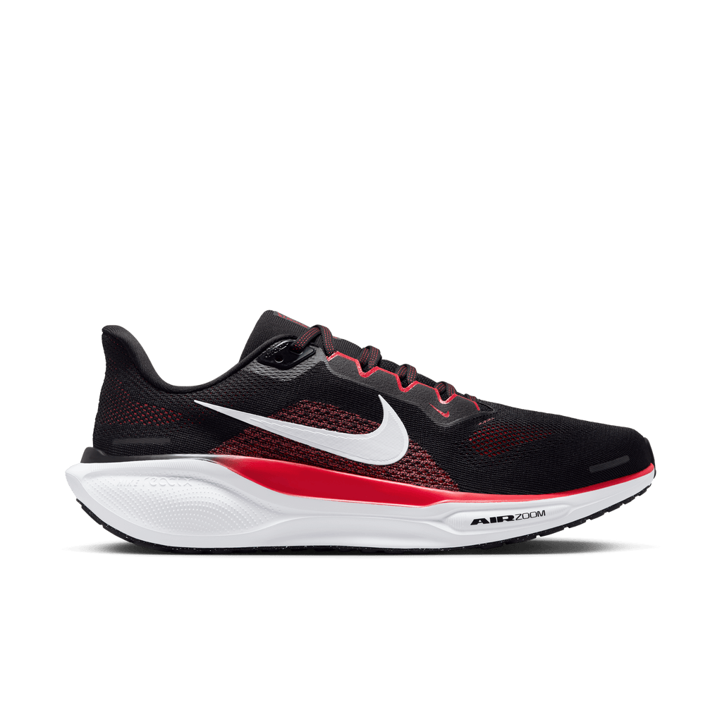 Nike Men's Pegasus 41 (003 - Black/White-Fire Red)