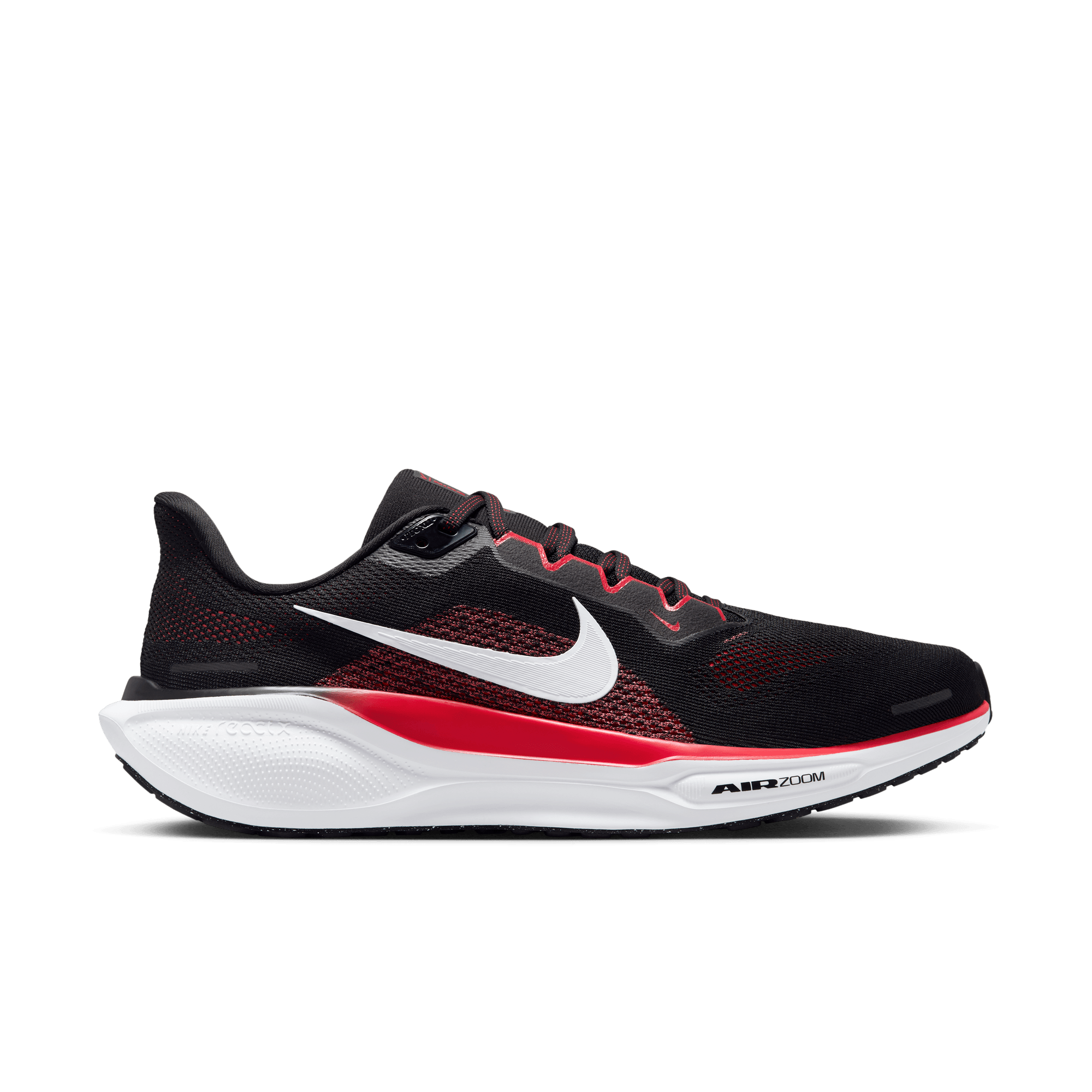 Nike Men's Pegasus 41 (003 - Black/White-Fire Red)