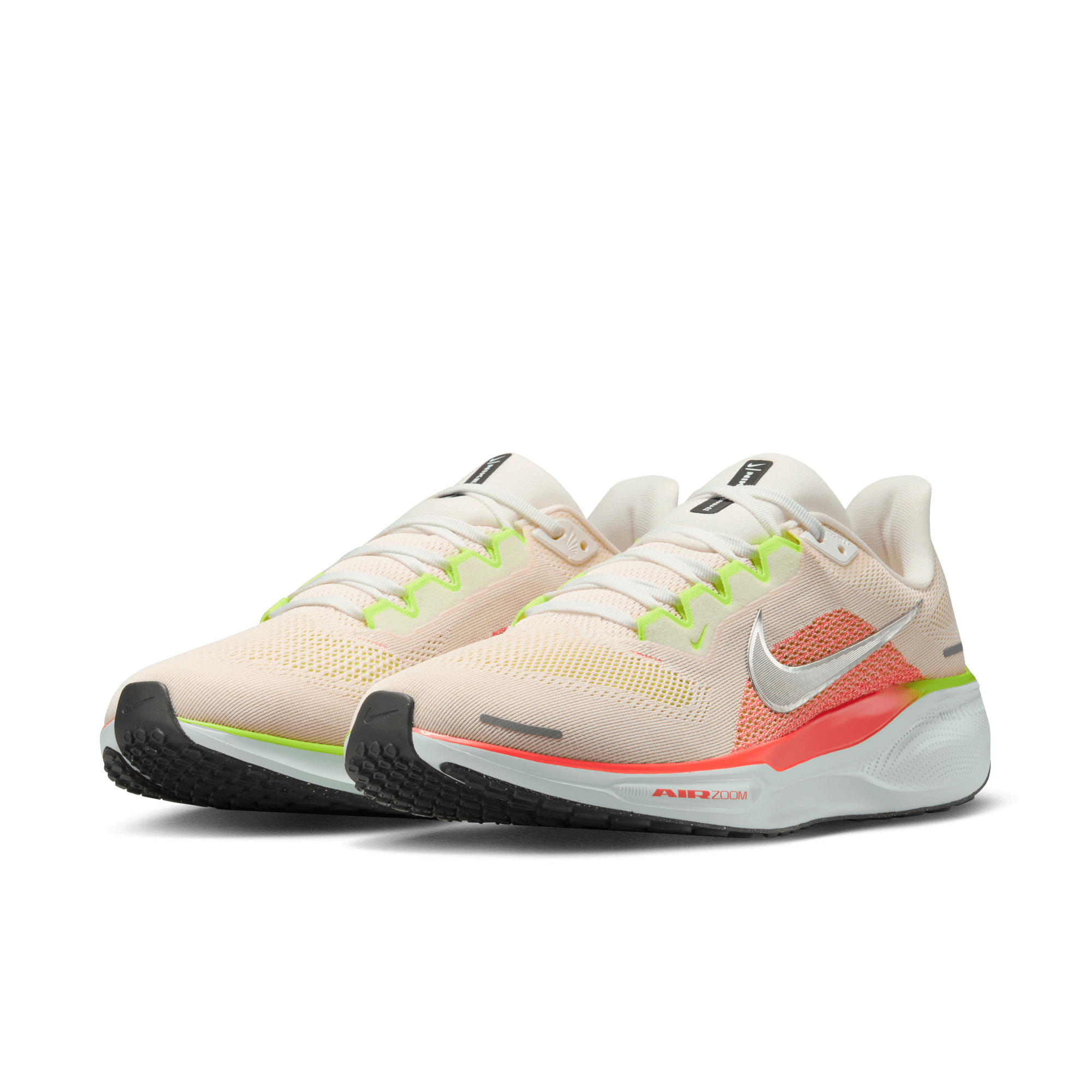 Nike Men's Pegasus 41 (100 - Summit White/Chrome-Bright Crimson)