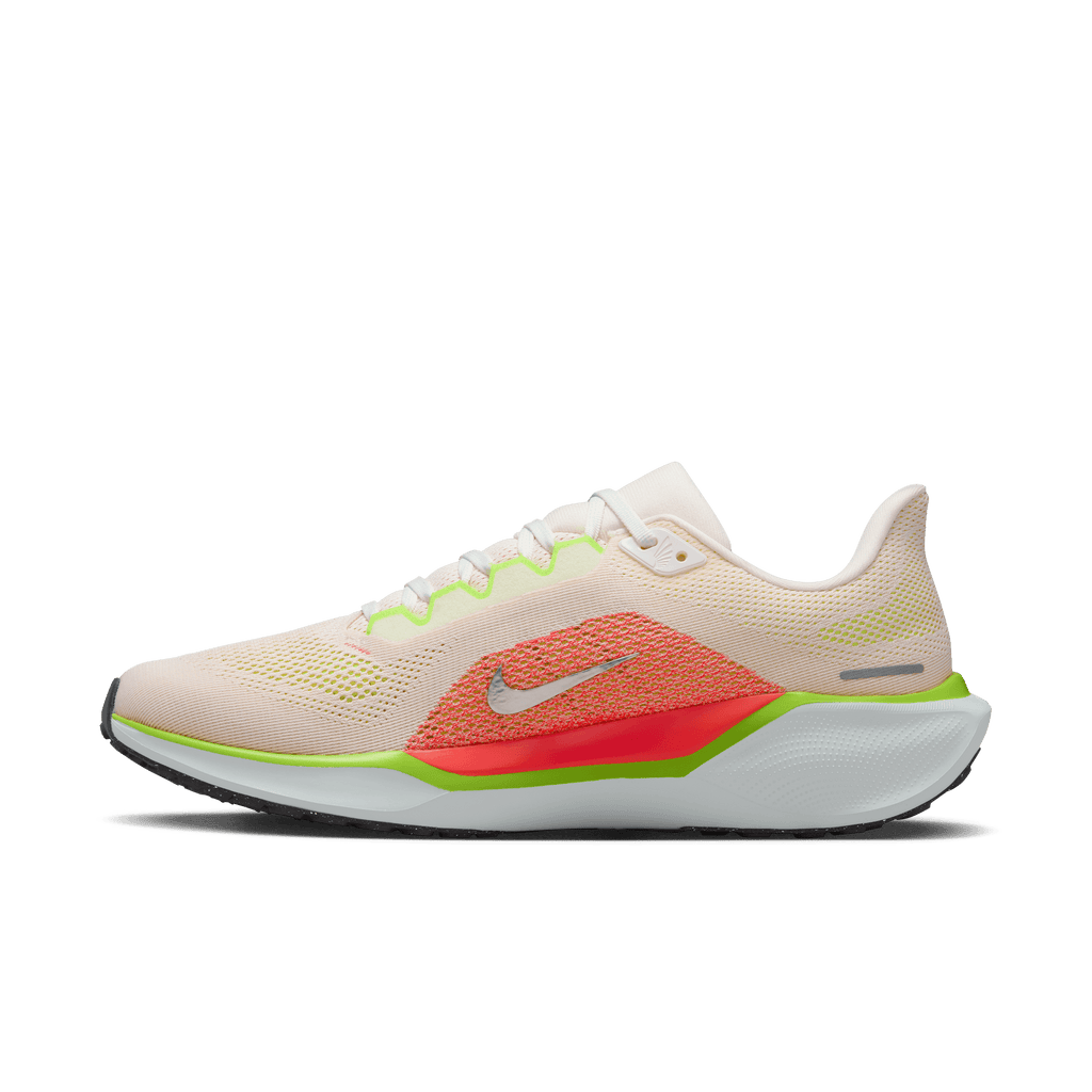 Nike Men's Pegasus 41 (100 - Summit White/Chrome-Bright Crimson)