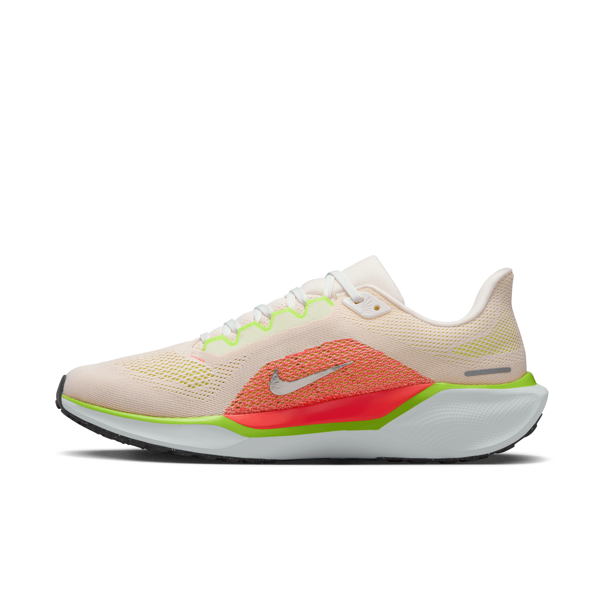 Nike Men's Pegasus 41 (100 - Summit White/Chrome-Bright Crimson)