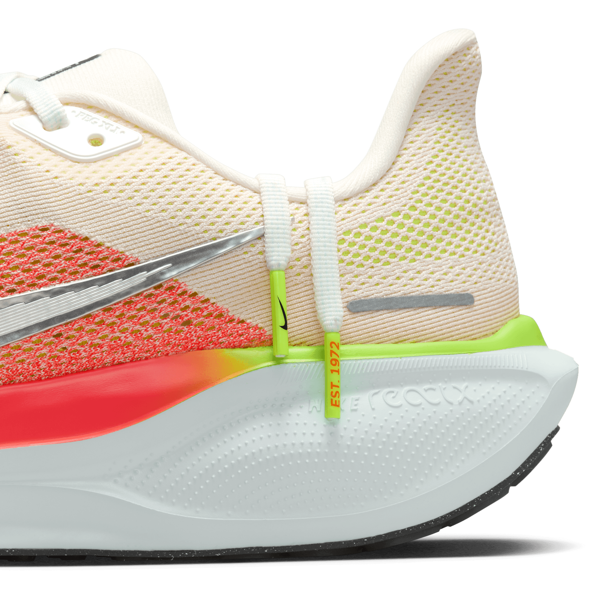 Nike Men's Pegasus 41 (100 - Summit White/Chrome-Bright Crimson)
