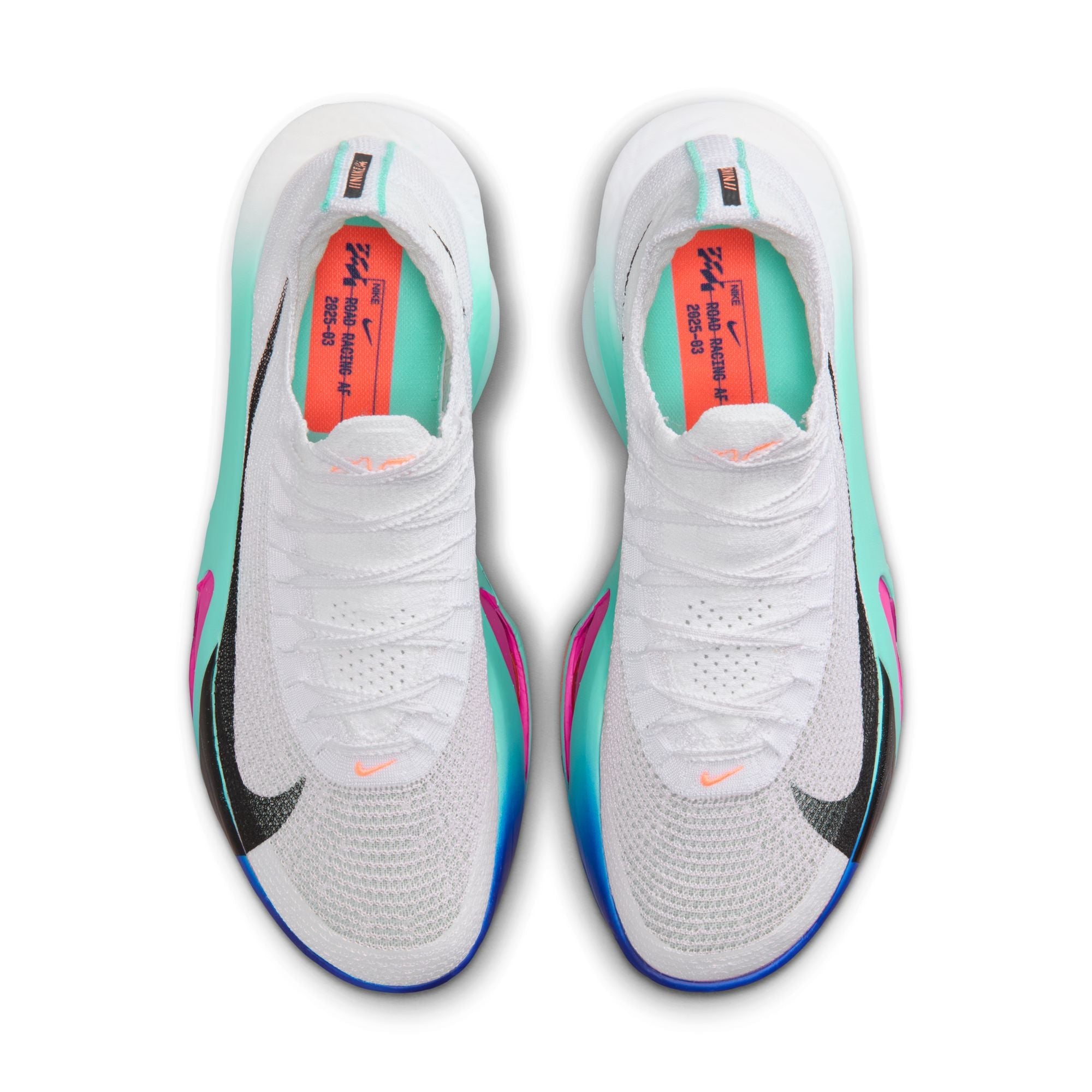 Nike Men's Alphafly 3 (104 - White/Black-Hyper Turqoise-Concord)